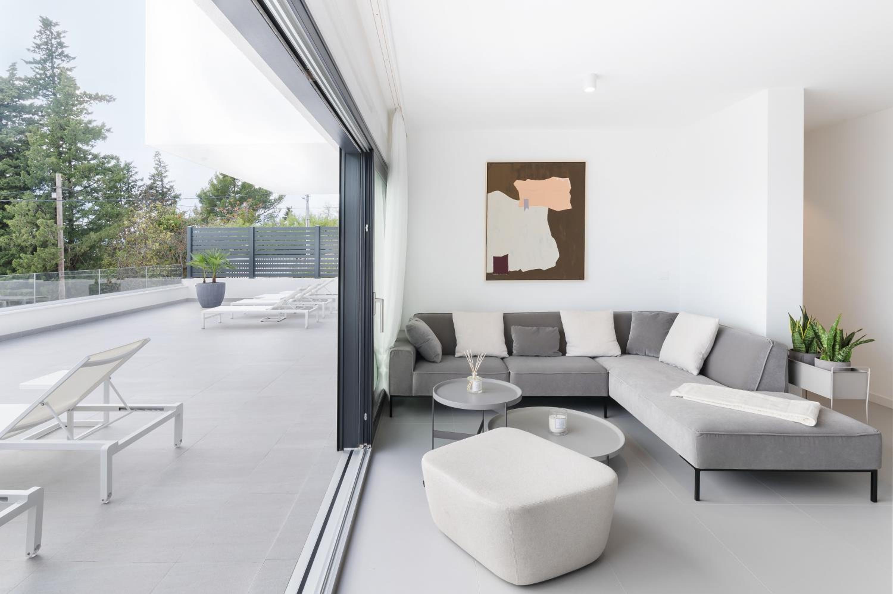 New modern villa by the sea, magical view, a few minutes from the beach - by TRAVELER tourist agency Krk - ID 2000