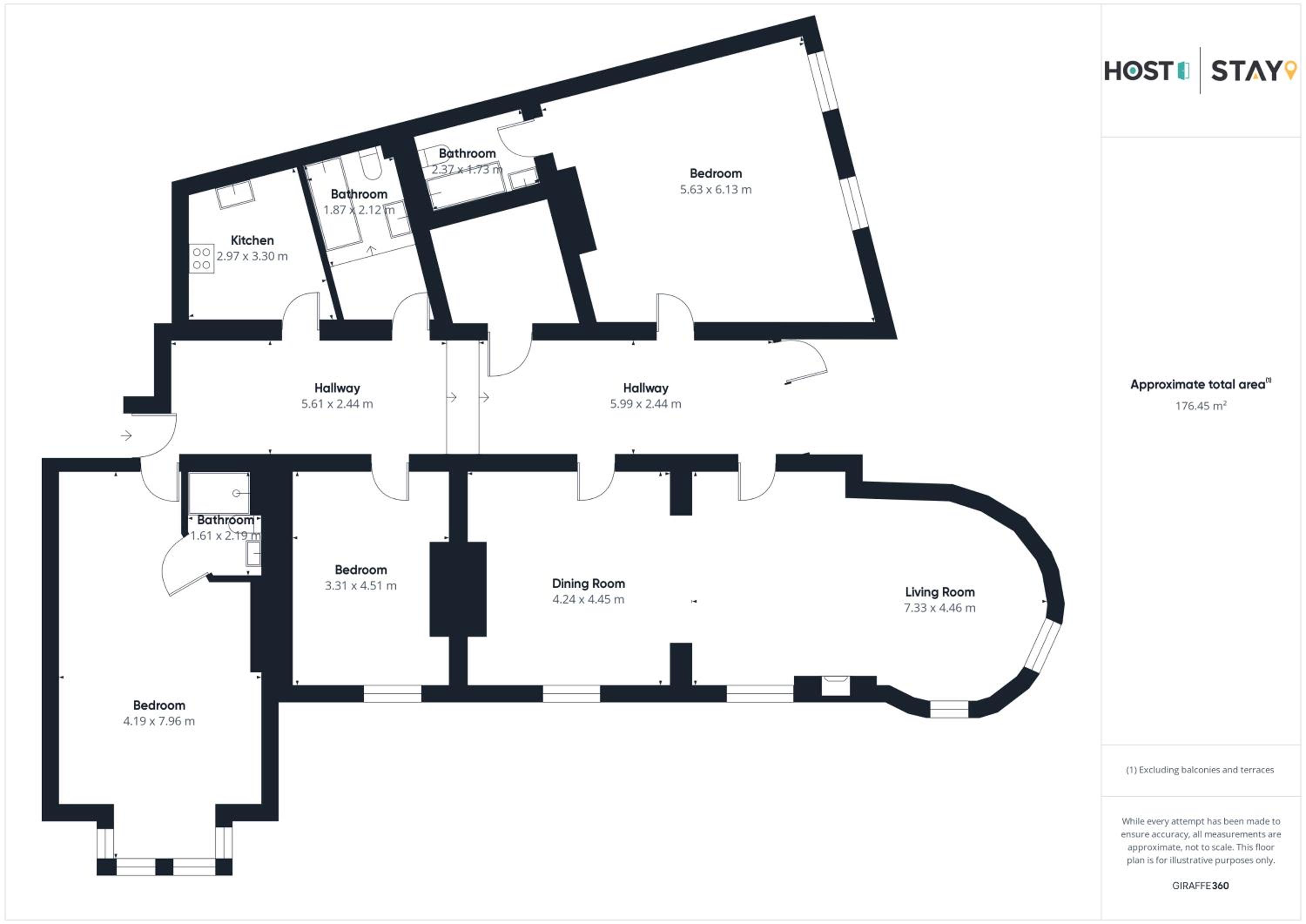 Host & Stay - Regency Mansions Apartment view 2