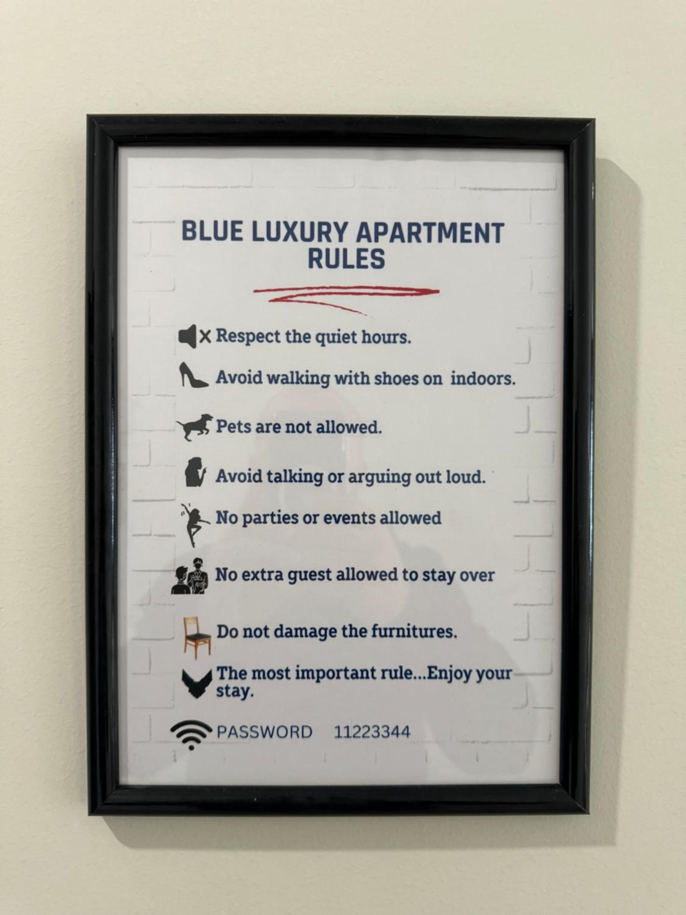 Blue Luxury Apartment