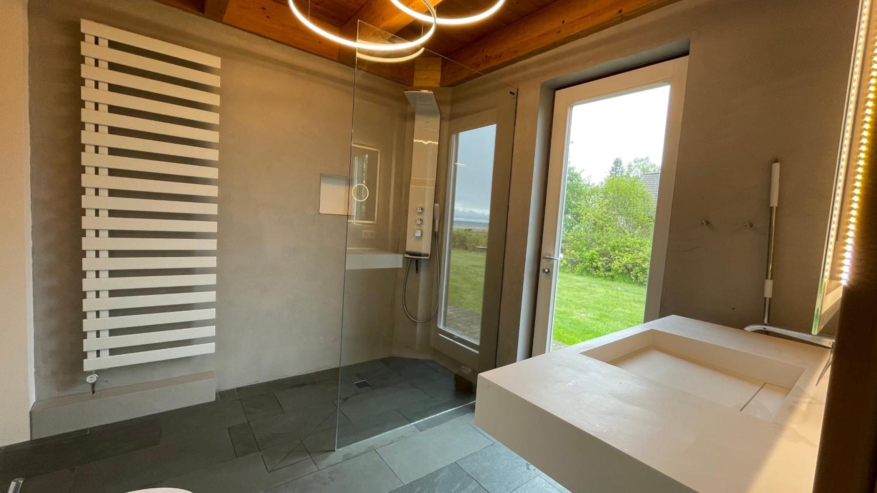 Glashaus direkt am Müritzufer