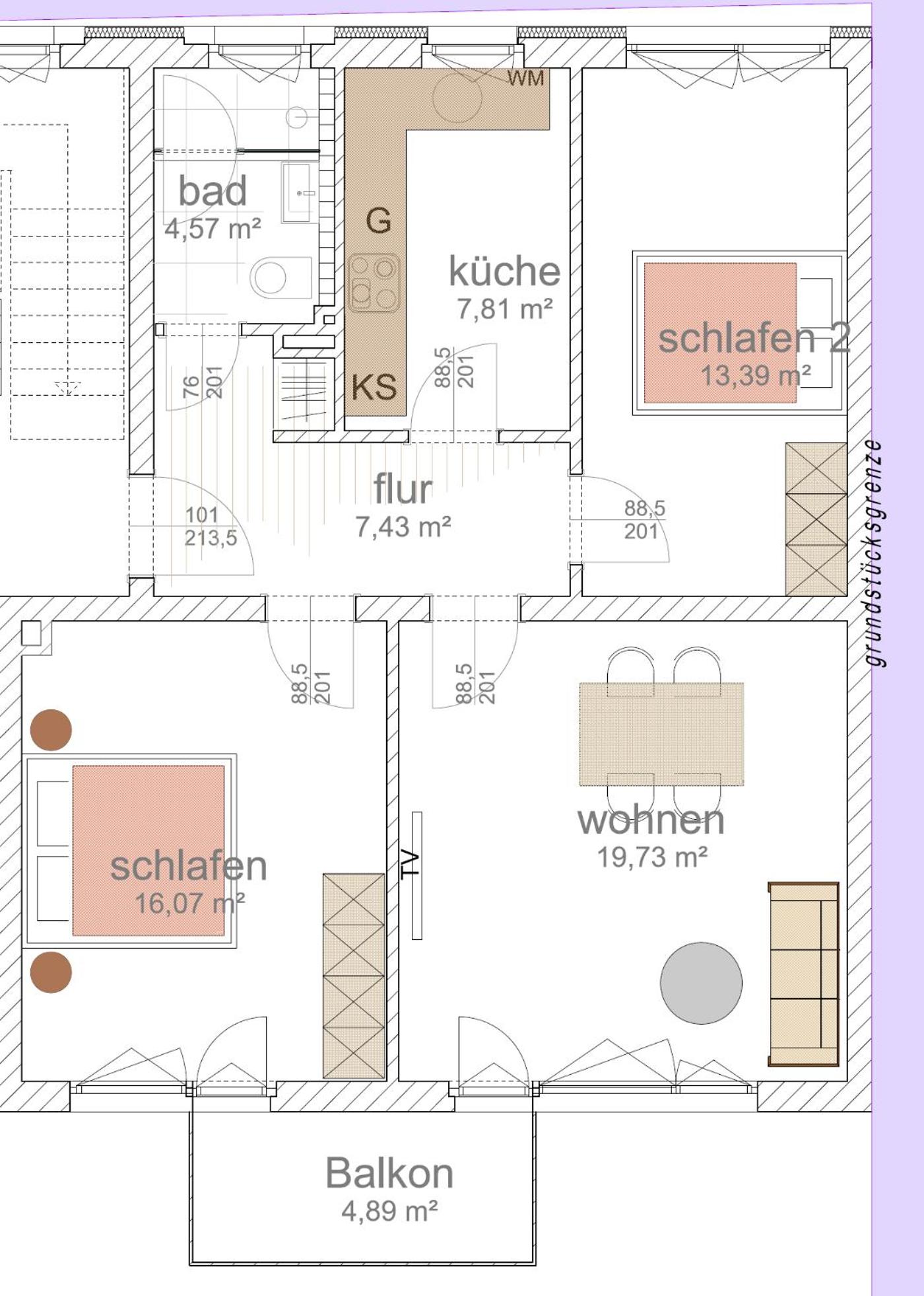 neues trendy Appartement in Hannover