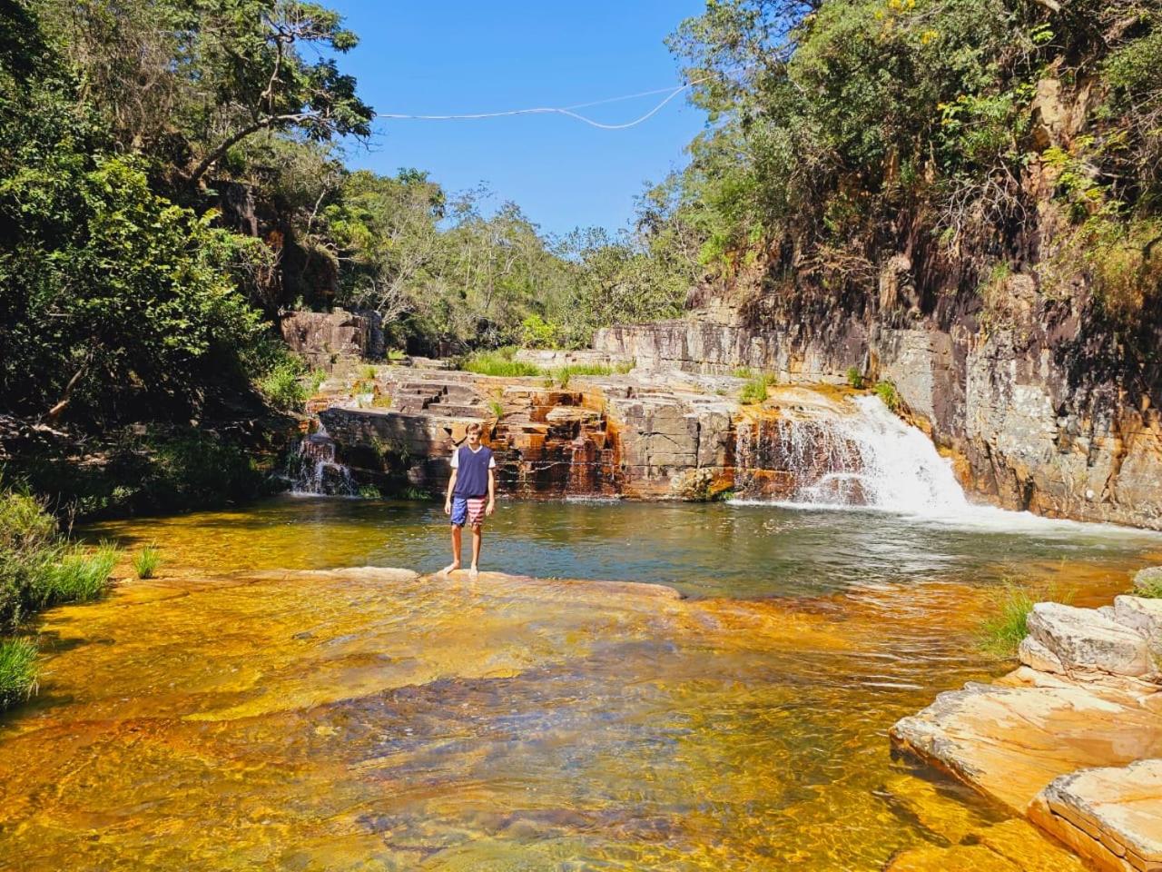 Paraiso na beira de cachoeiras Canyons Capitólio MG
