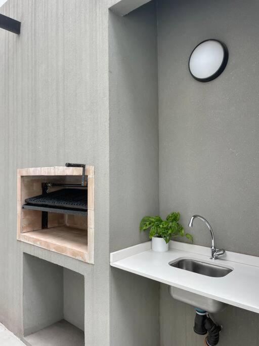 Studio en Palermo con jardín privado y parrilla