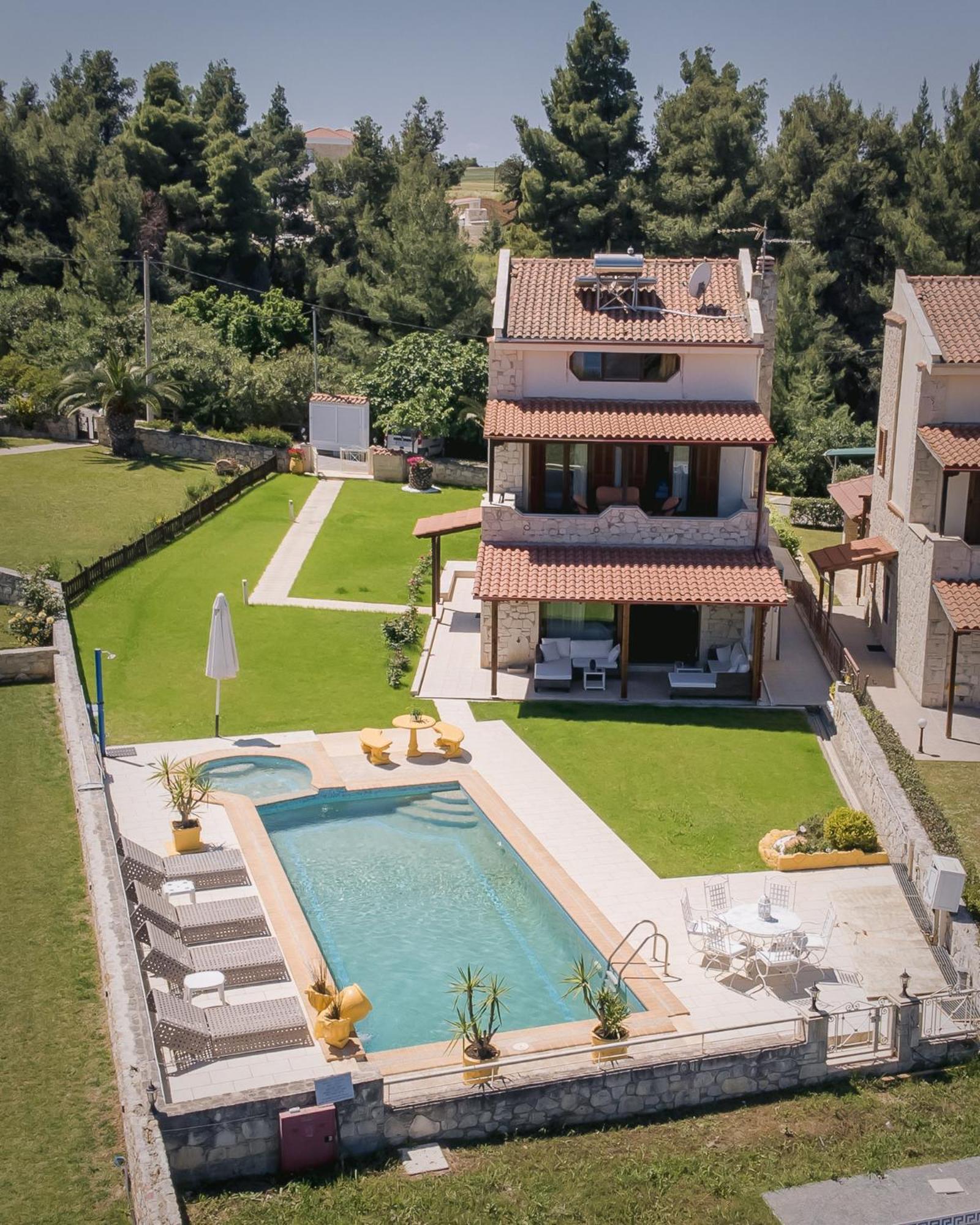 Zeus Sea View Villa with Private Pool, Afytos view 3