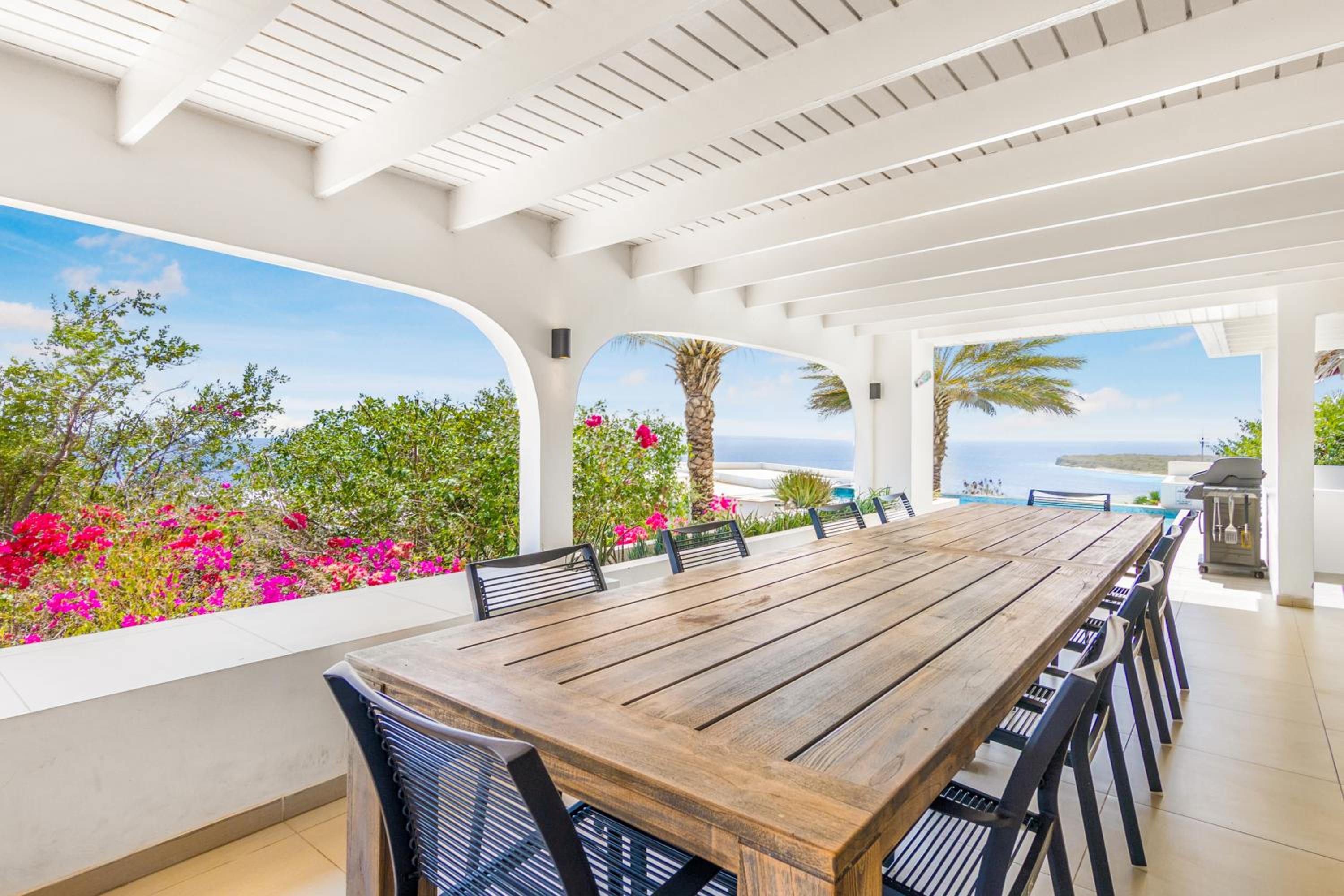 Hotel Exclusive 10-Person Seaview Villa in Cas Abou with Private Beach and Pool Bar - Image 1