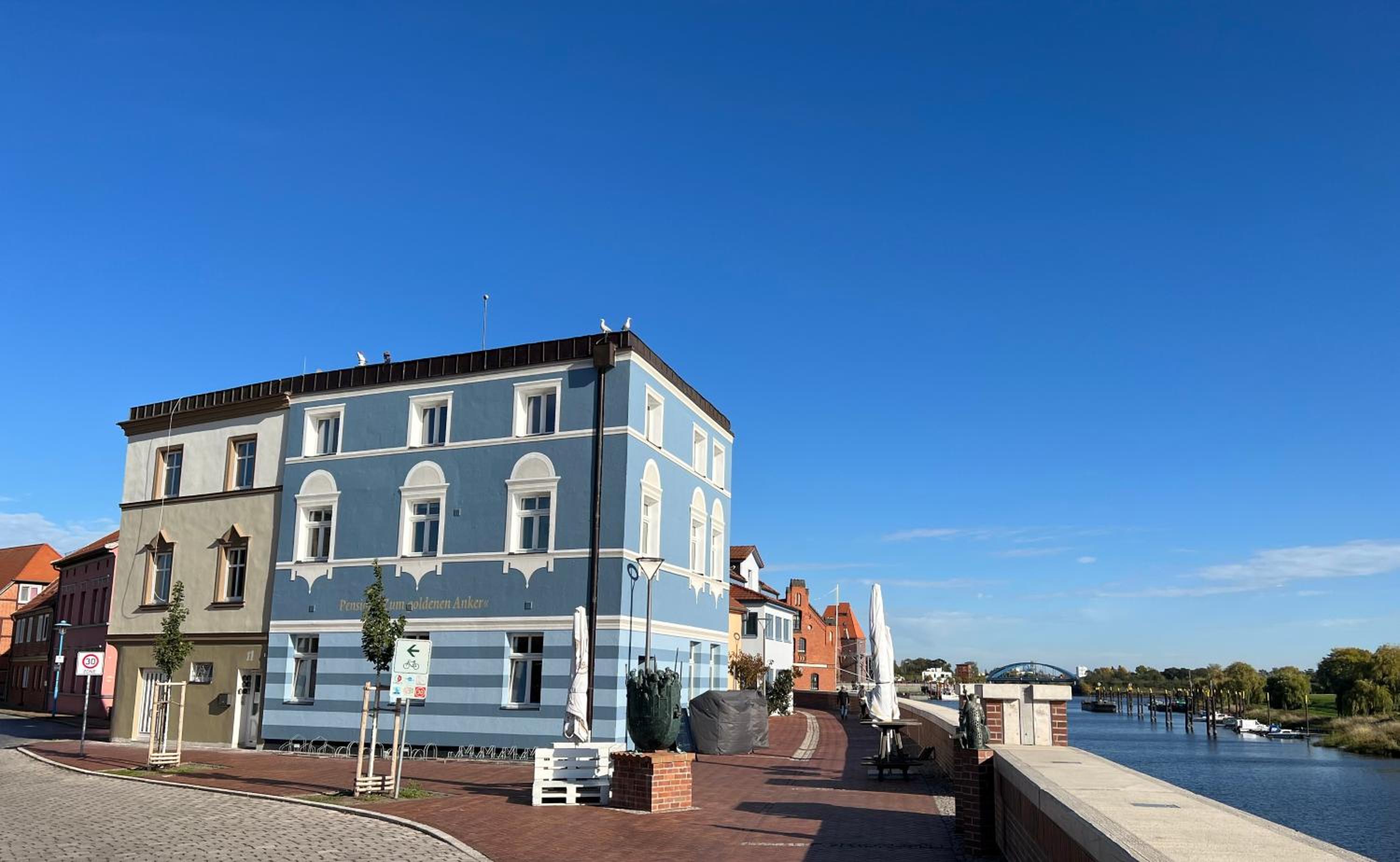 Pension zum goldenen Anker direkt an der Elbe