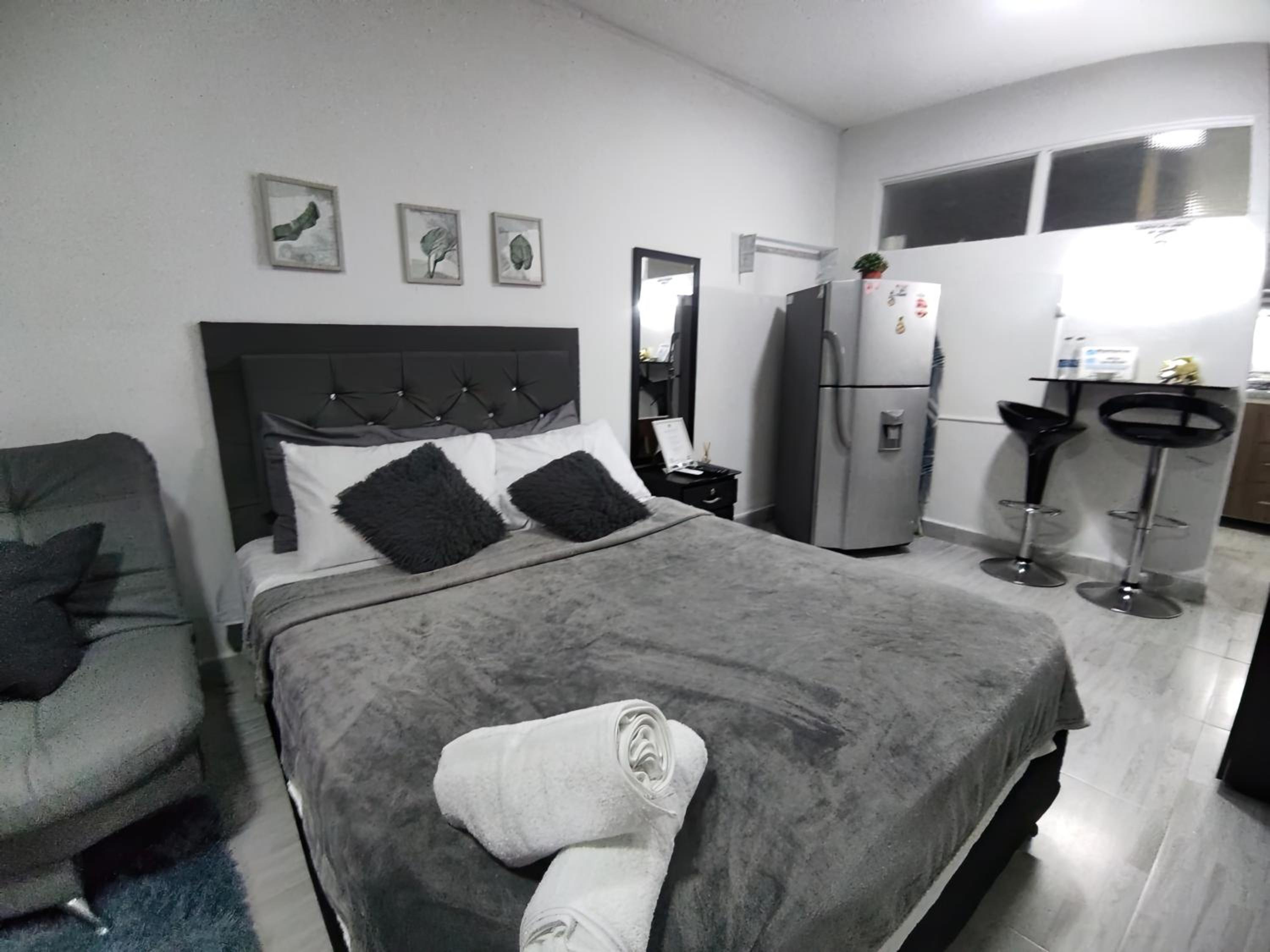 Apartaestudio con Aire Acondicionado, Wifi, TV