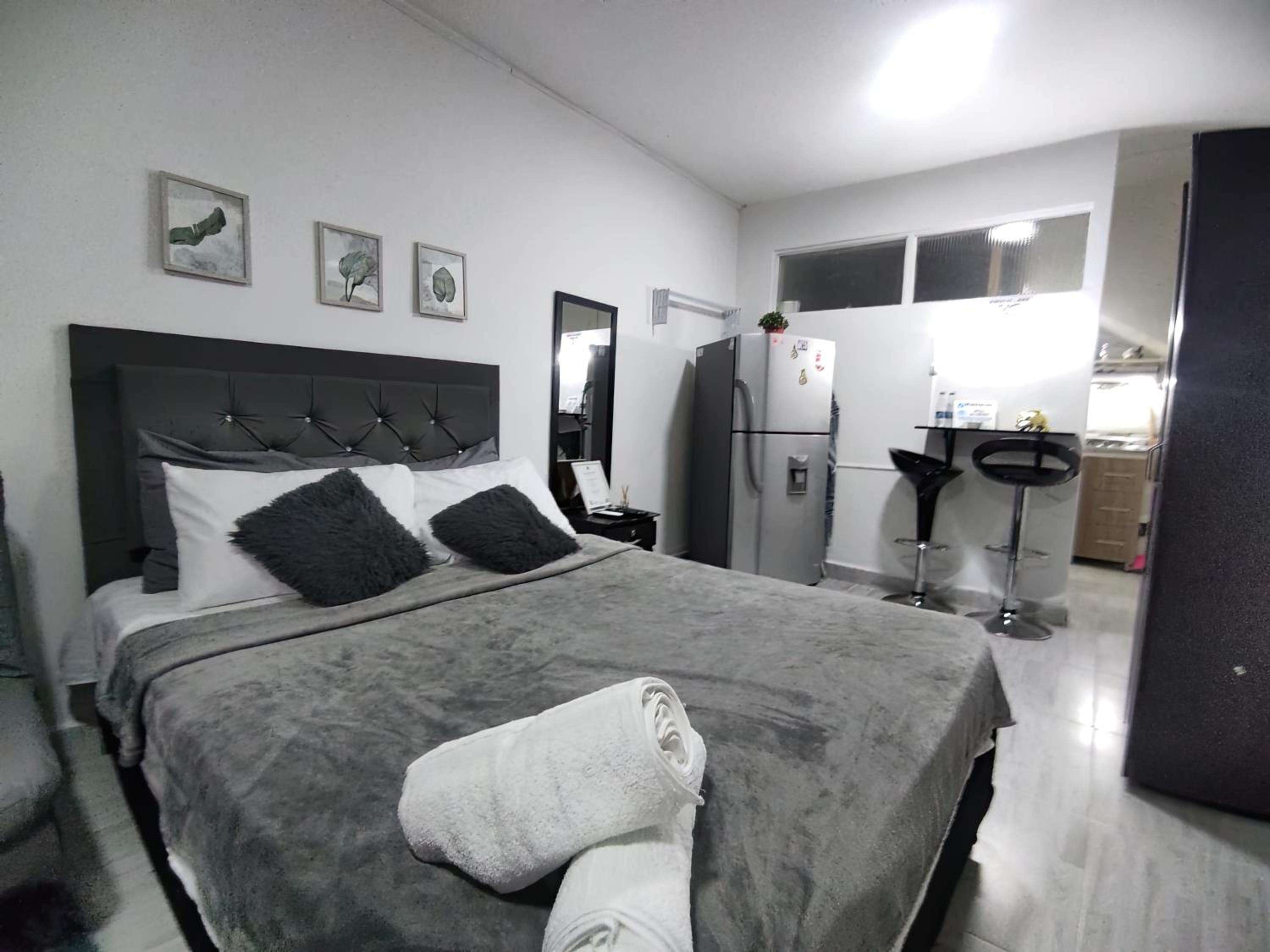 Apartaestudio con Aire Acondicionado, Wifi, TV