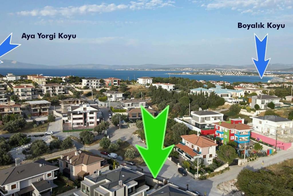 Çeşme merkez 4 oda odalarbanyolu