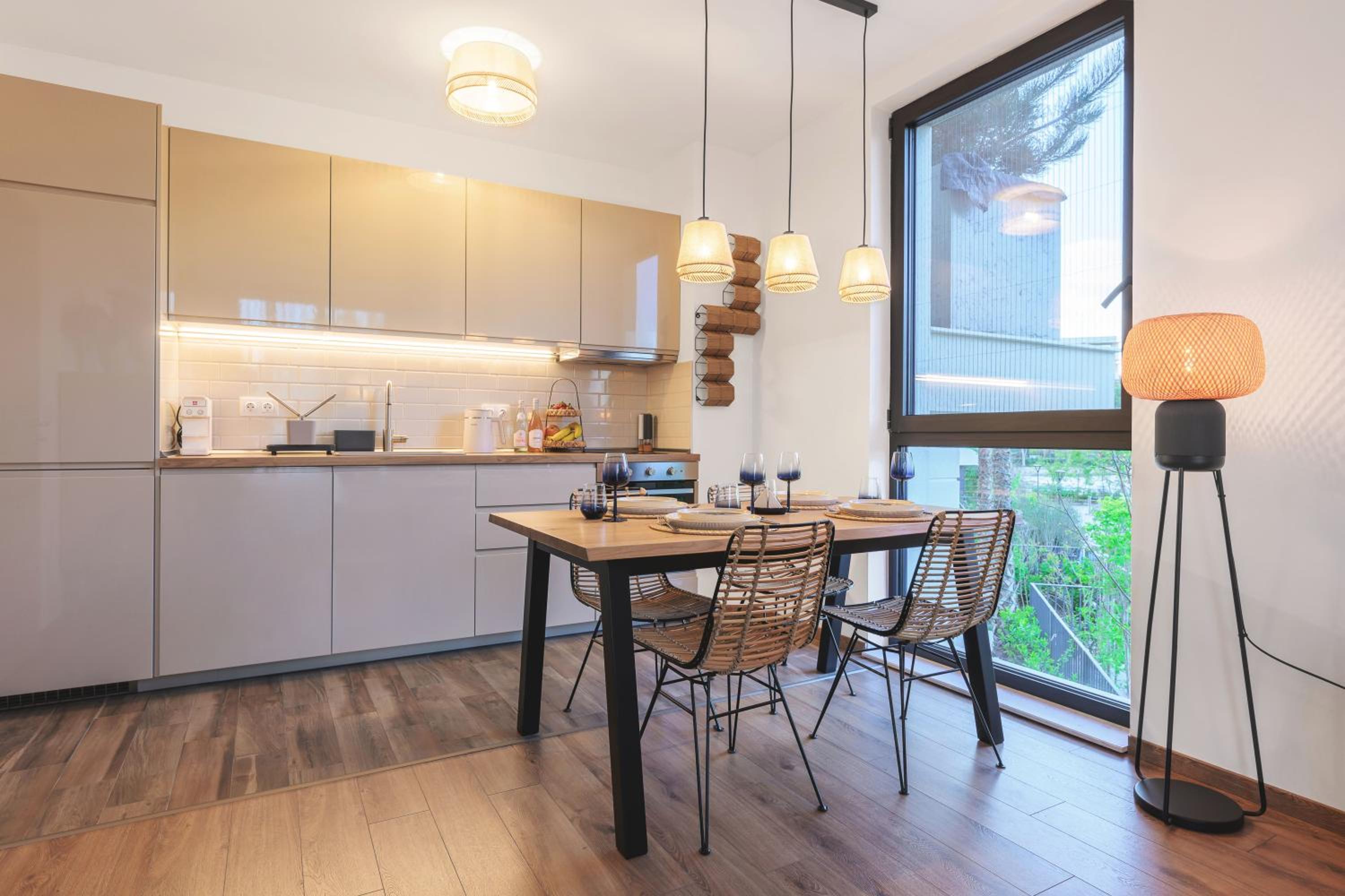 Boho Sea View One-bedroom Pool & SPA apartment