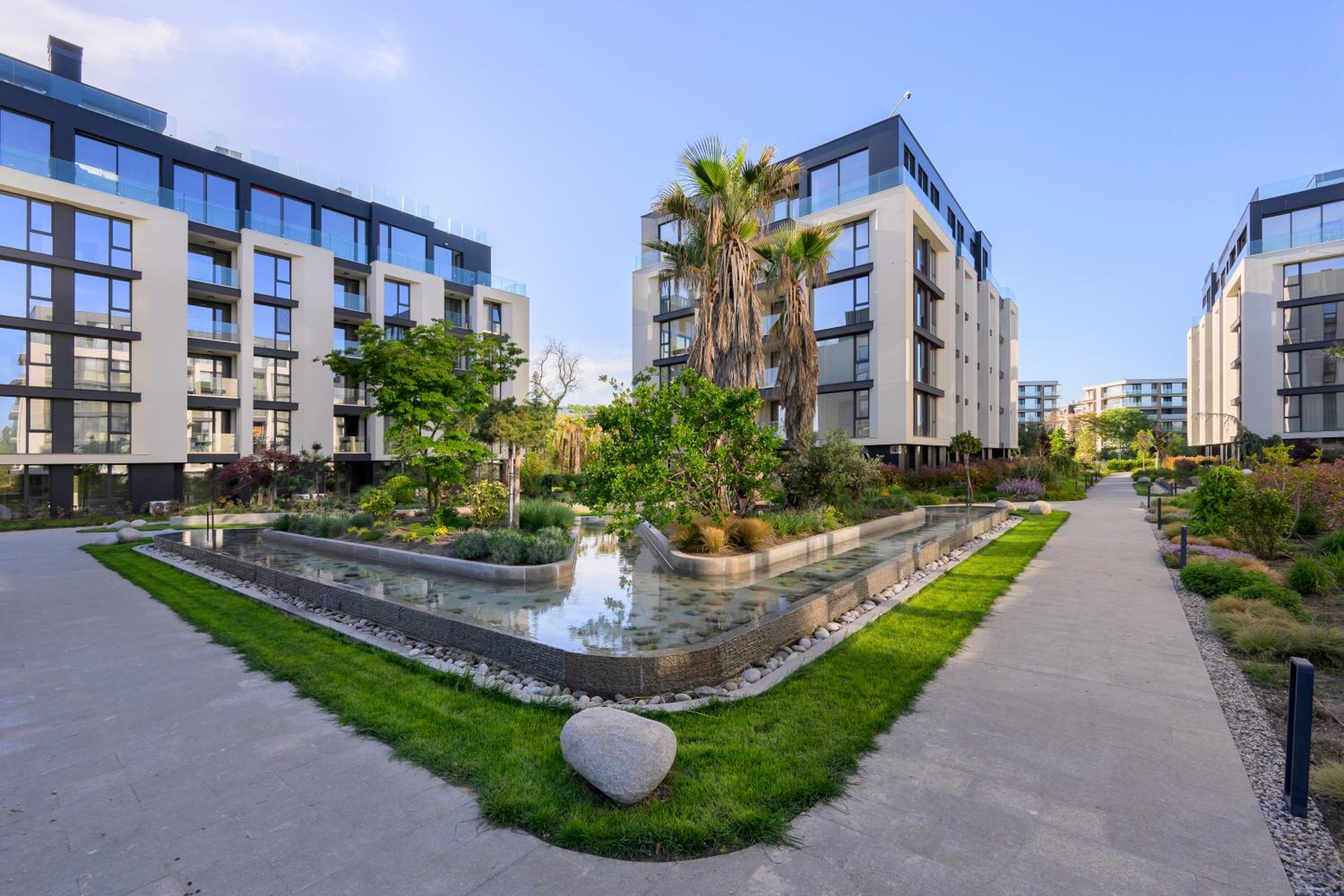 Boho Sea View One-bedroom Pool & SPA apartment