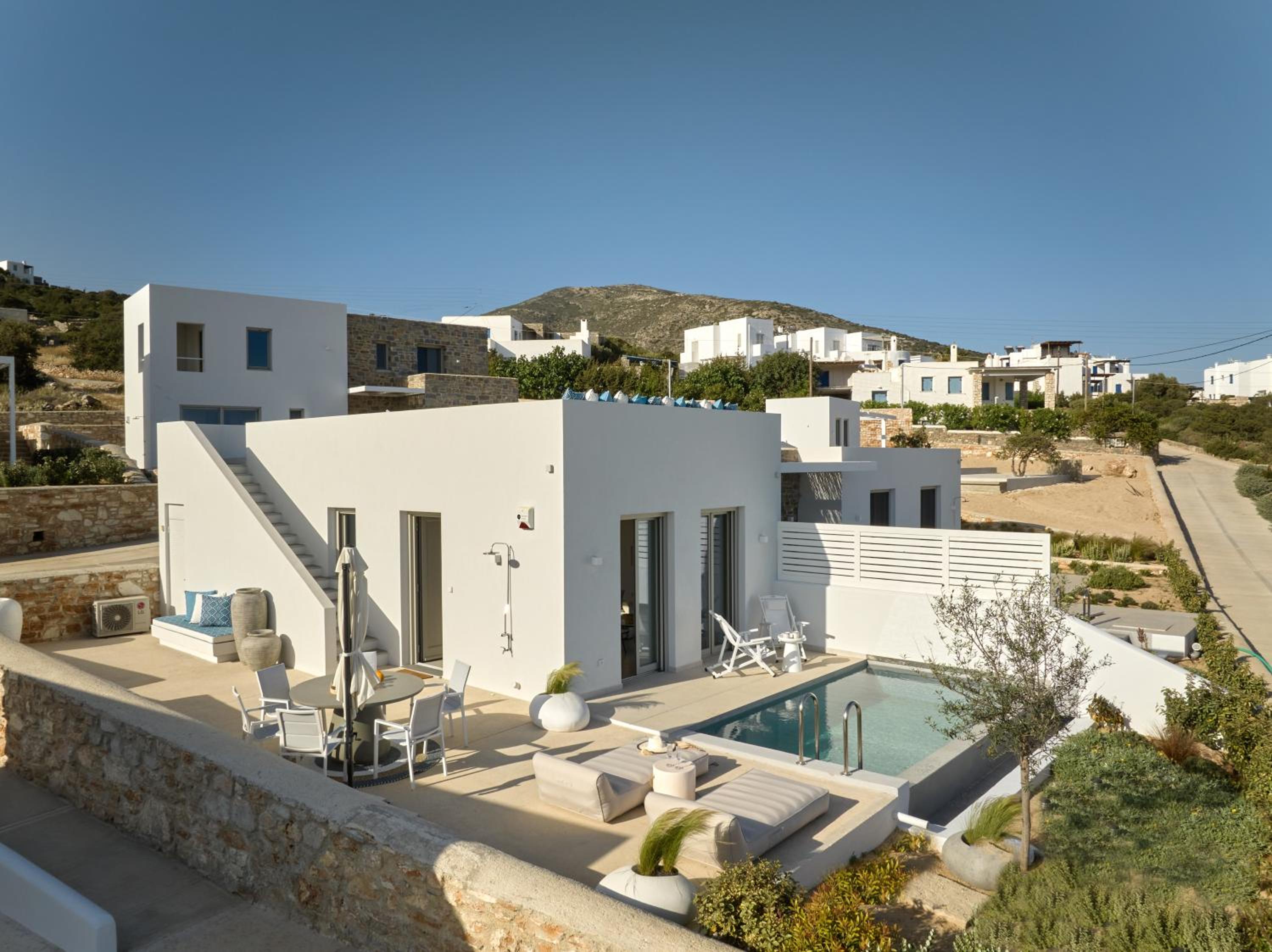 Villa Le22, 180 panoramic sea views, Paros