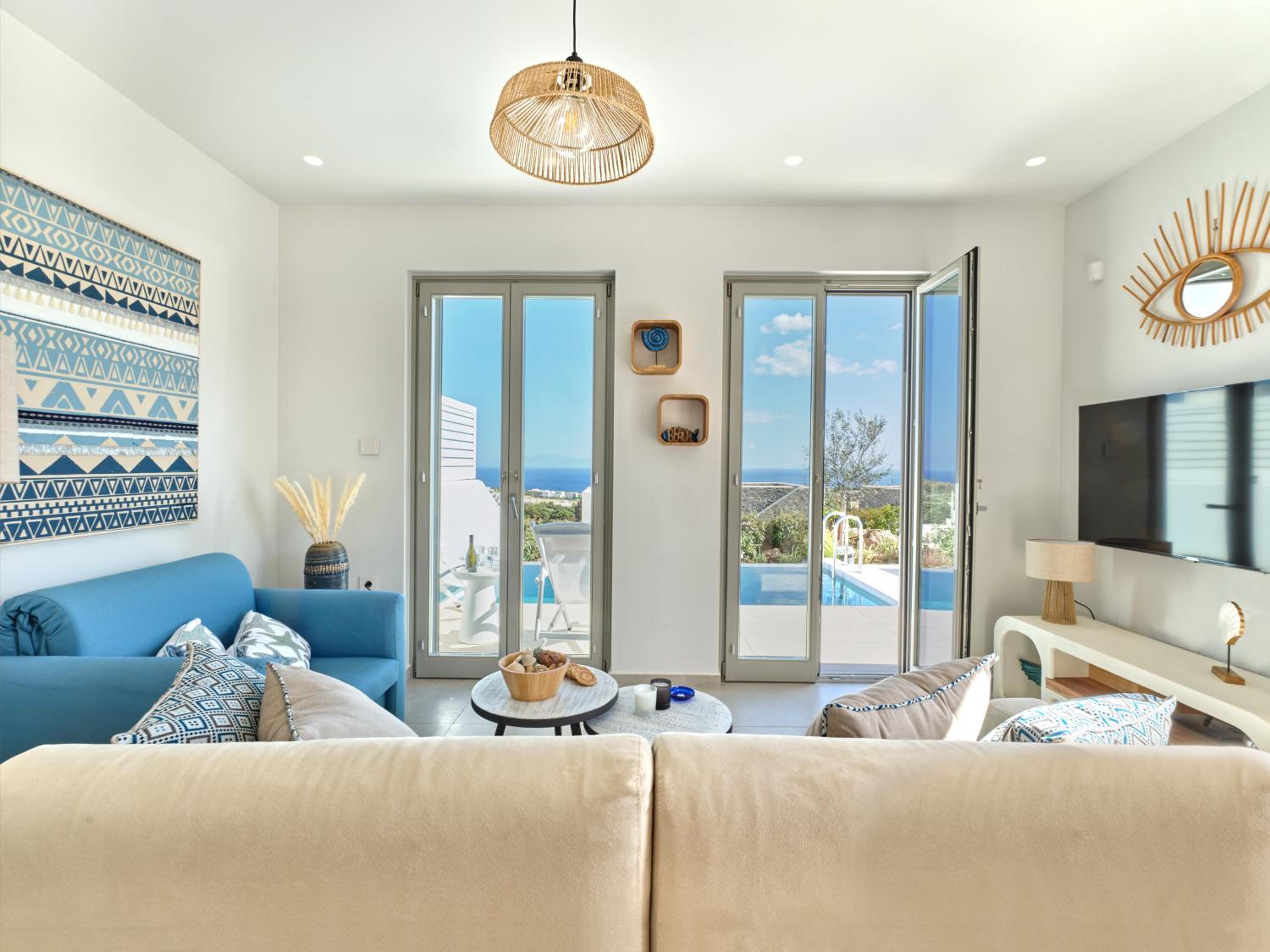 Villa Le22, 180 panoramic sea views, Paros