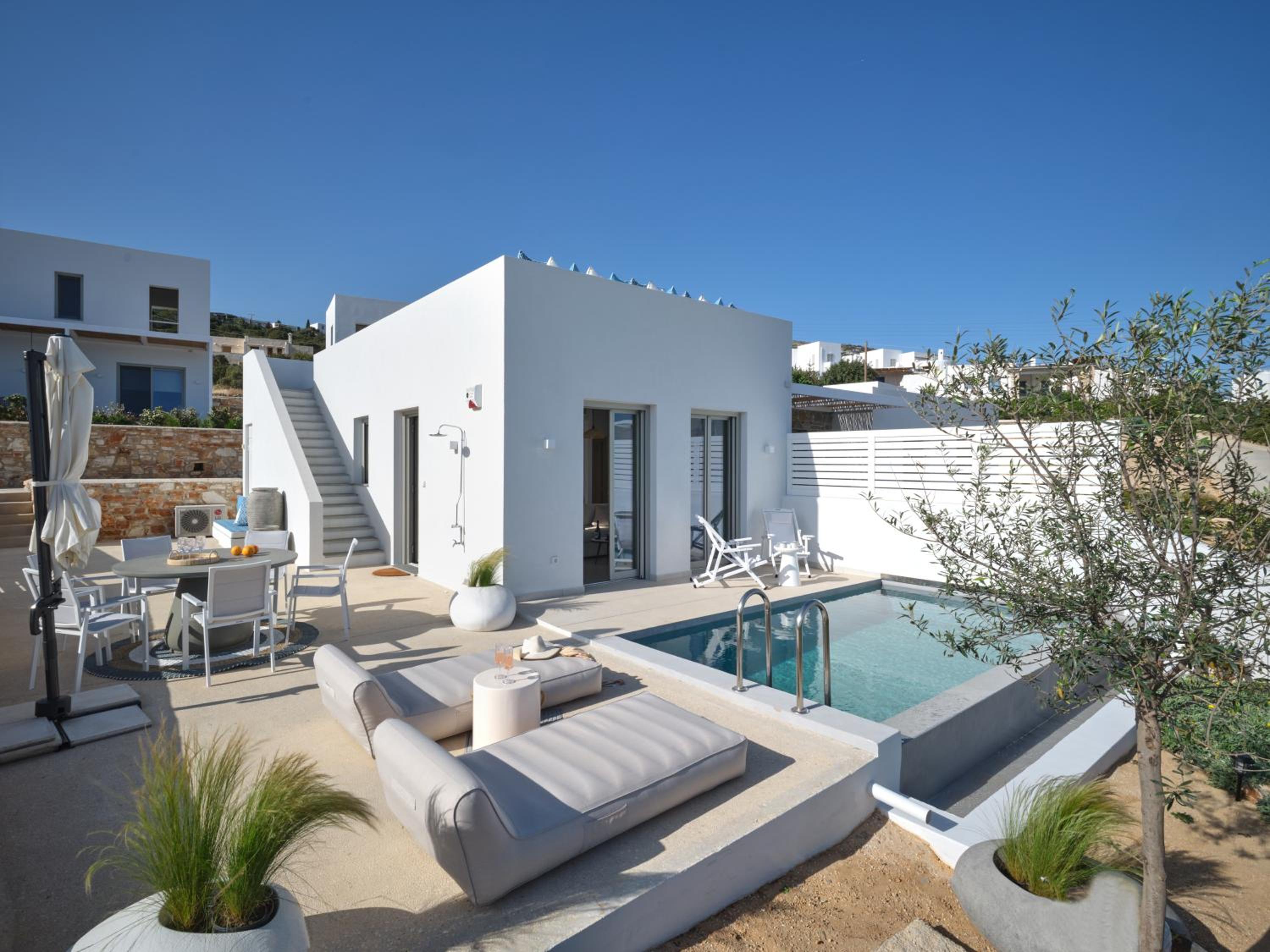 Villa Le22, 180 panoramic sea views, Paros