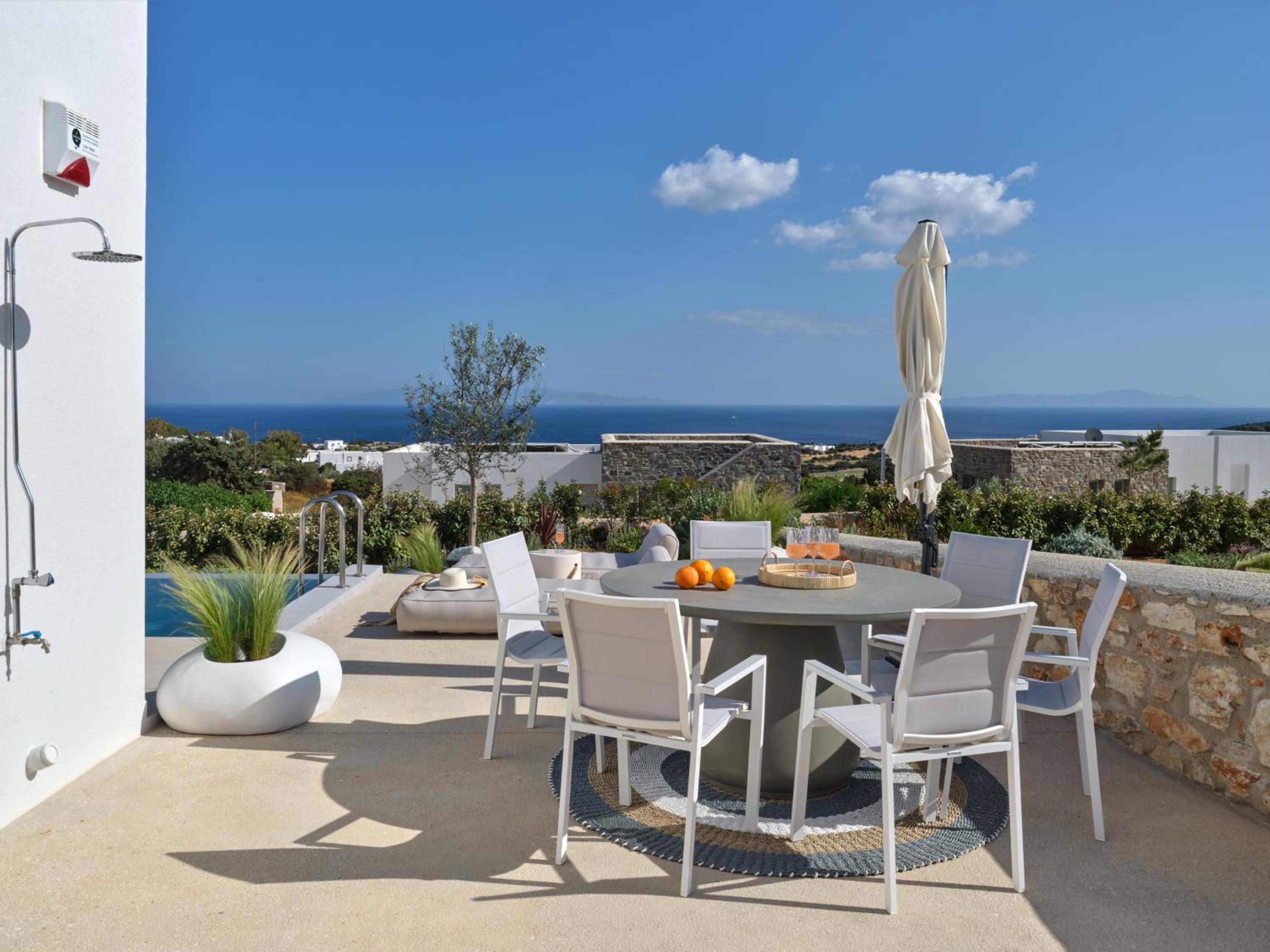 Villa Le22, 180 panoramic sea views, Paros
