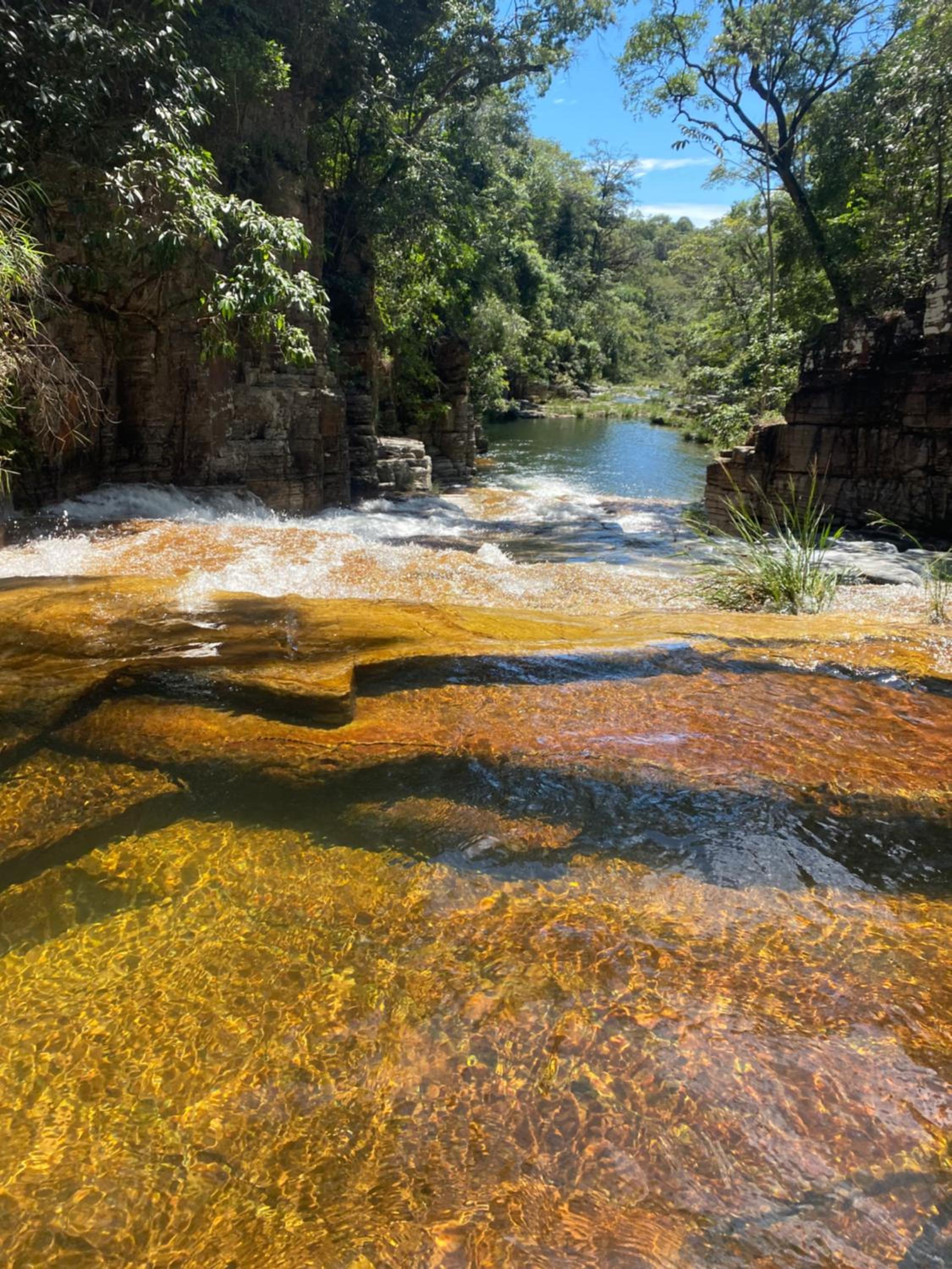 Paraiso na beira de cachoeiras Canyons Capitólio MG