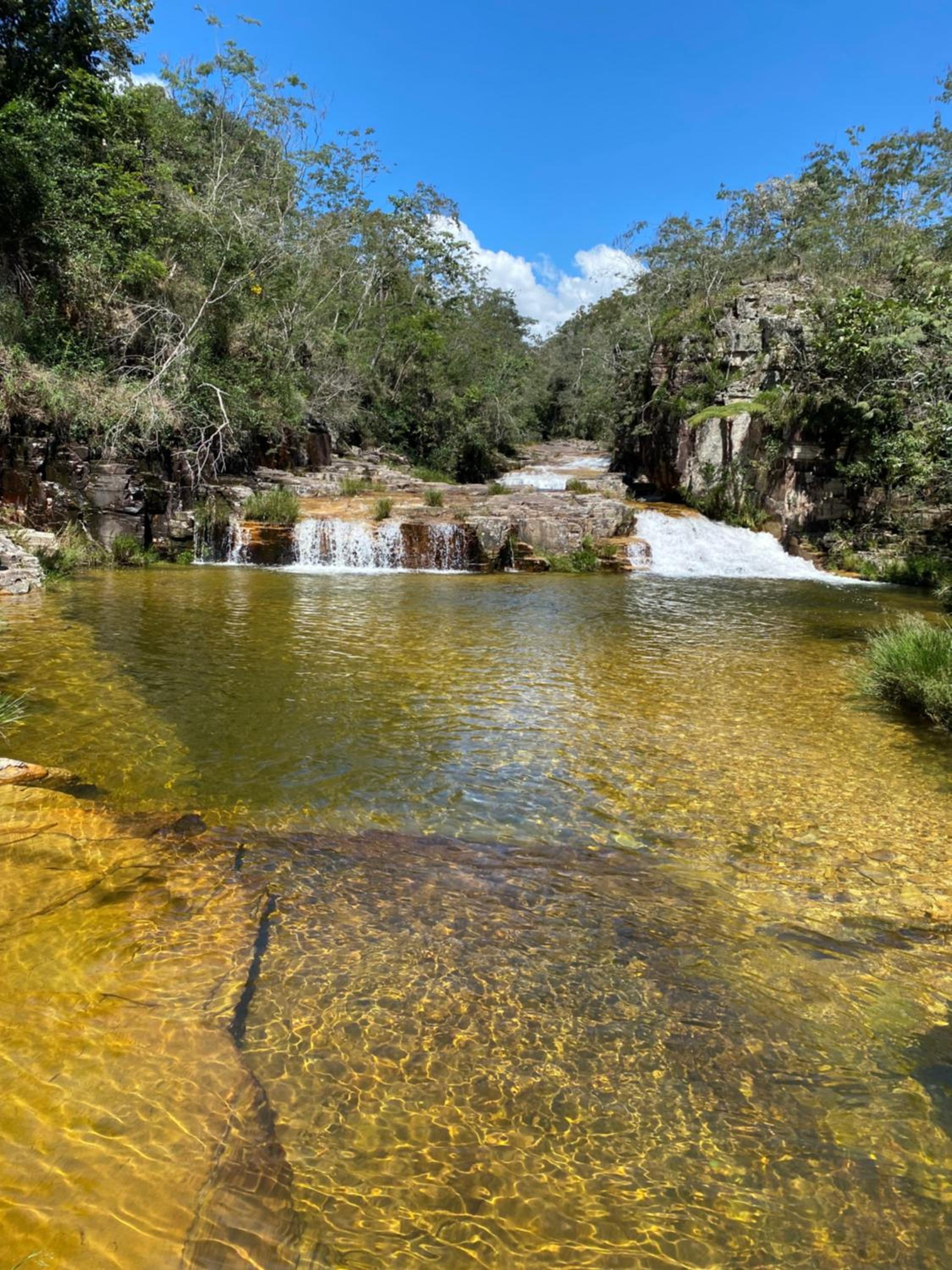 Paraiso na beira de cachoeiras Canyons Capitólio MG
