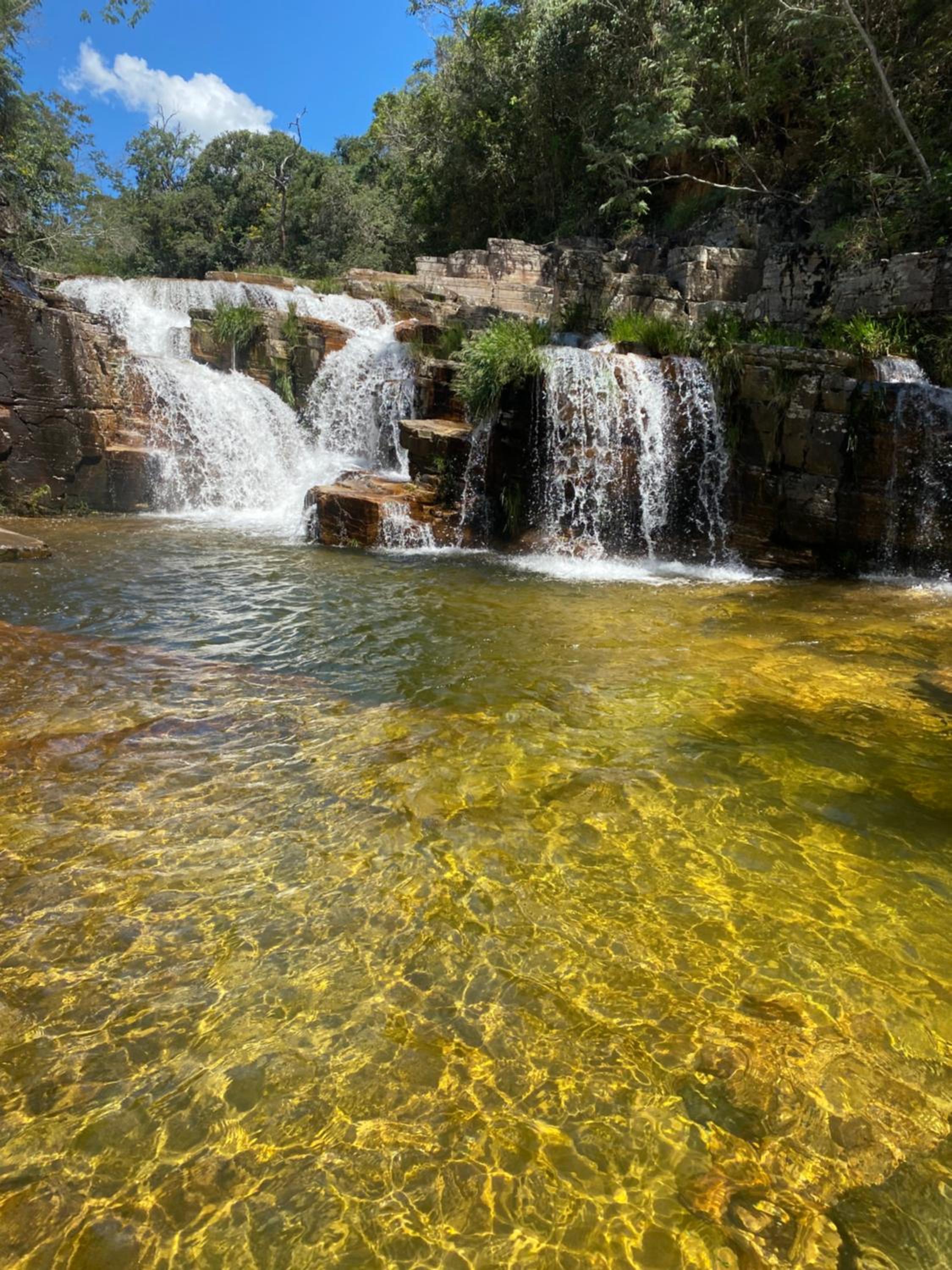 Paraiso na beira de cachoeiras Canyons Capitólio MG