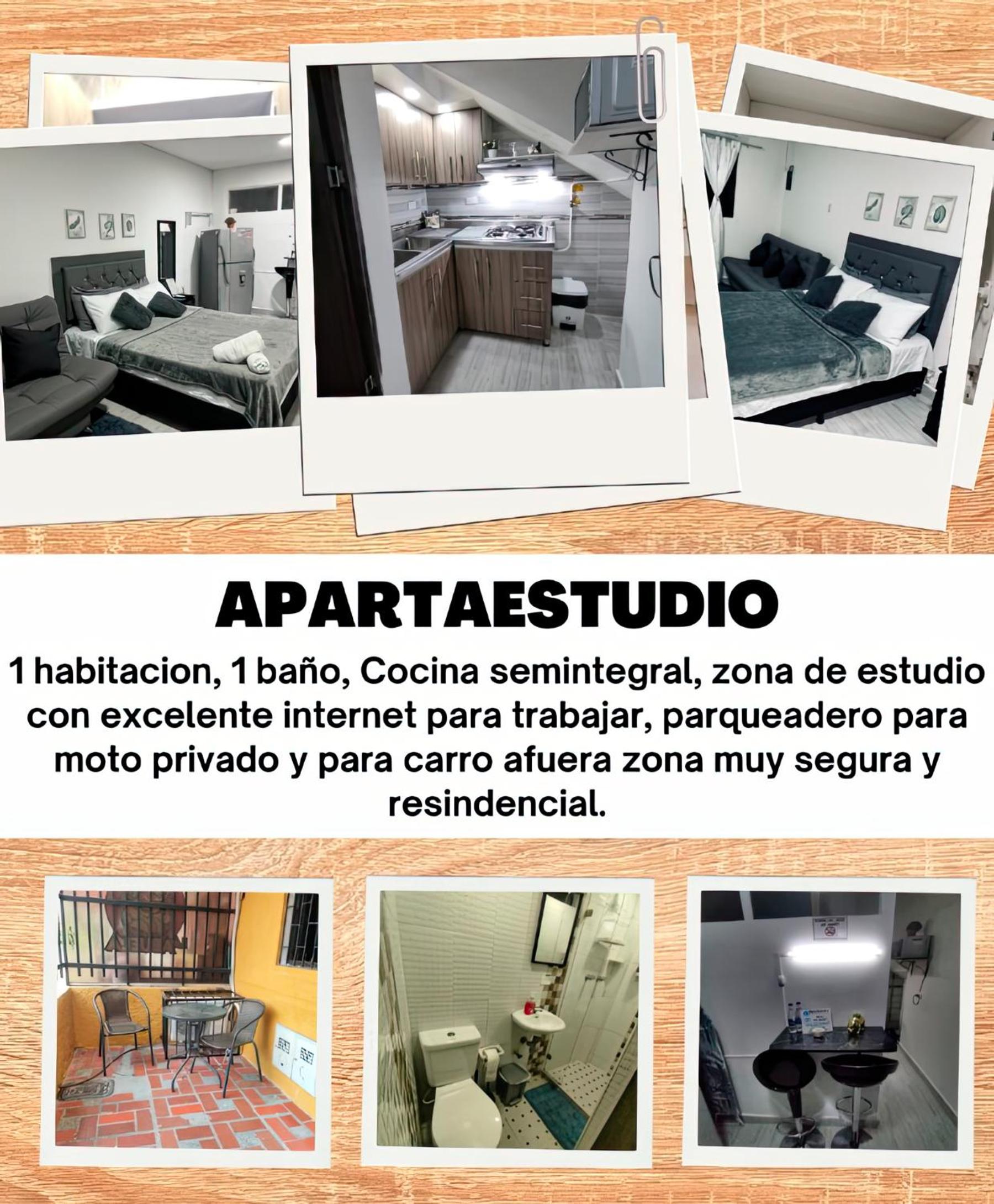 Apartaestudio con Aire Acondicionado, Wifi, TV