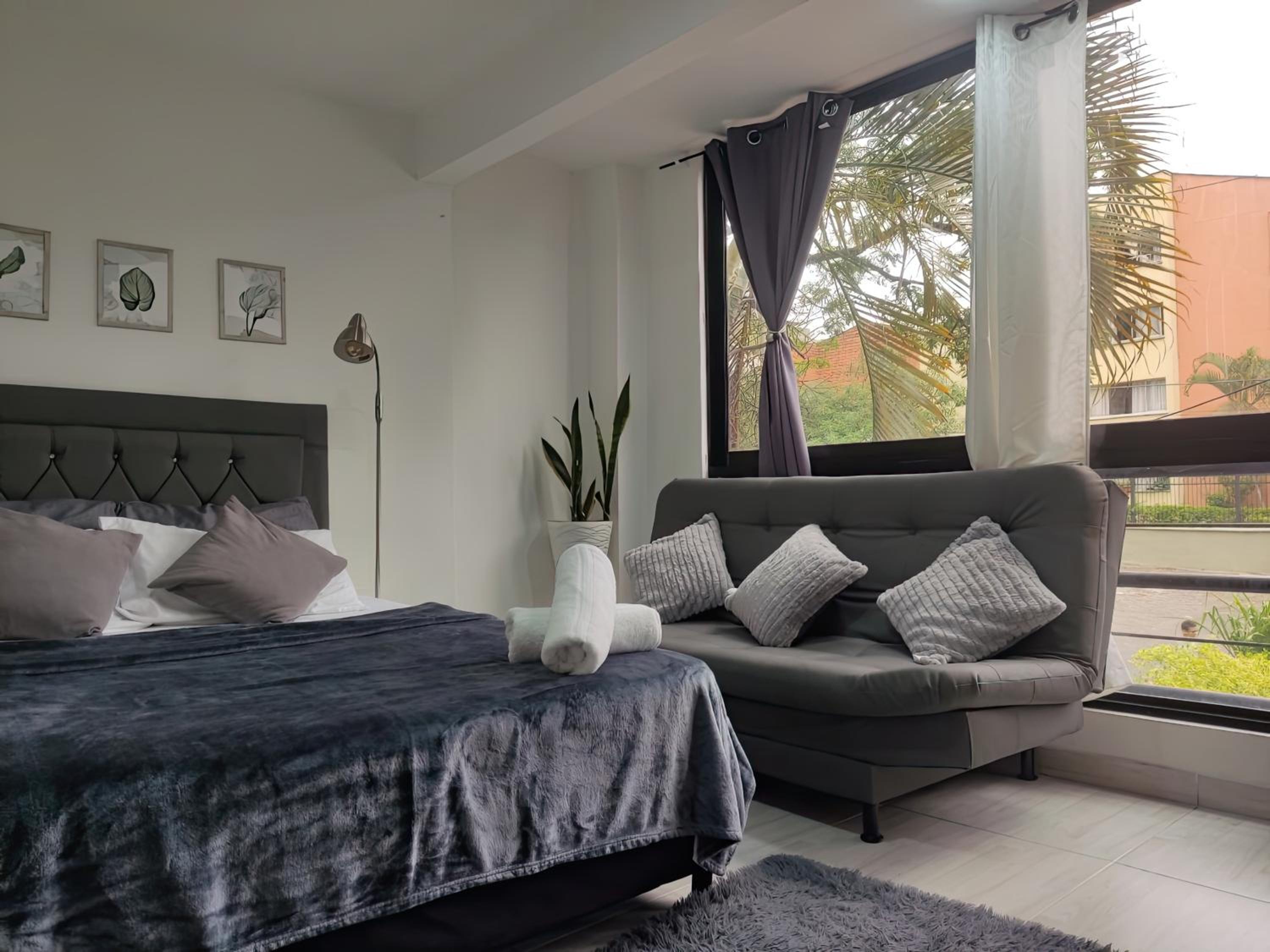 Apartaestudio con Aire Acondicionado, Wifi, TV