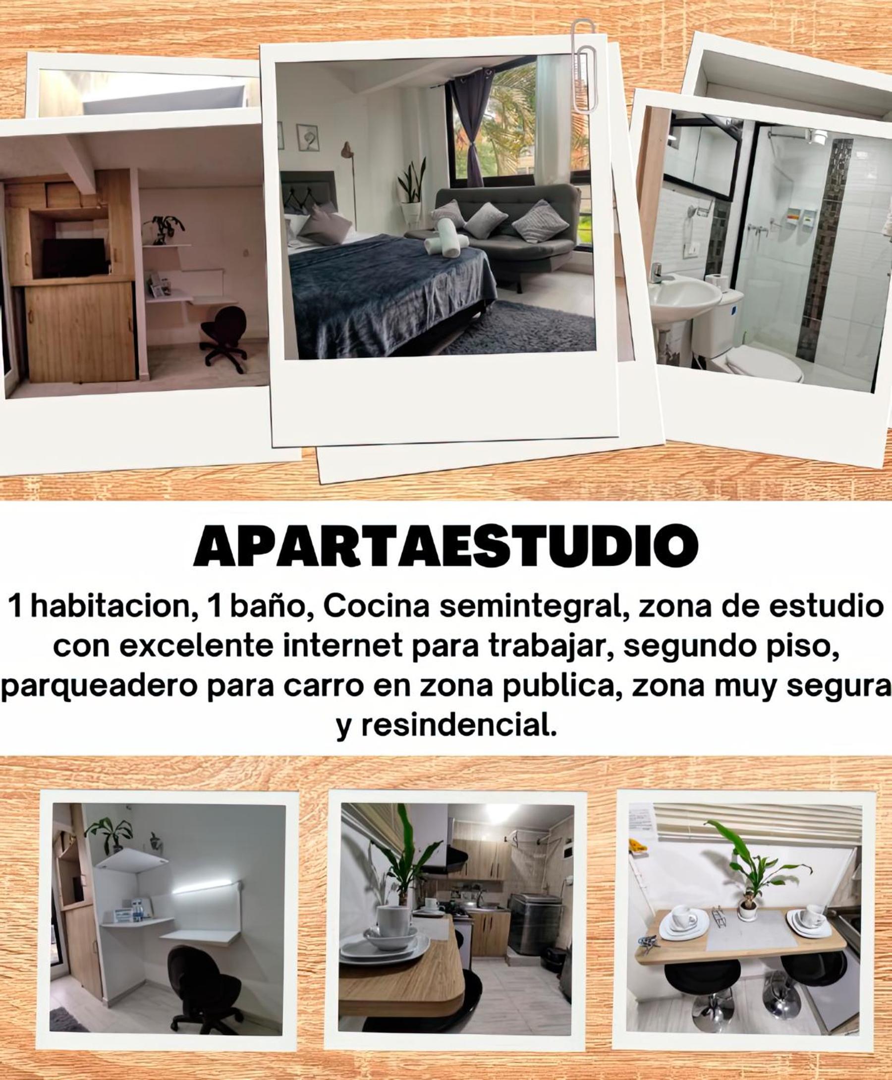 Apartaestudio con Aire Acondicionado, Wifi, TV