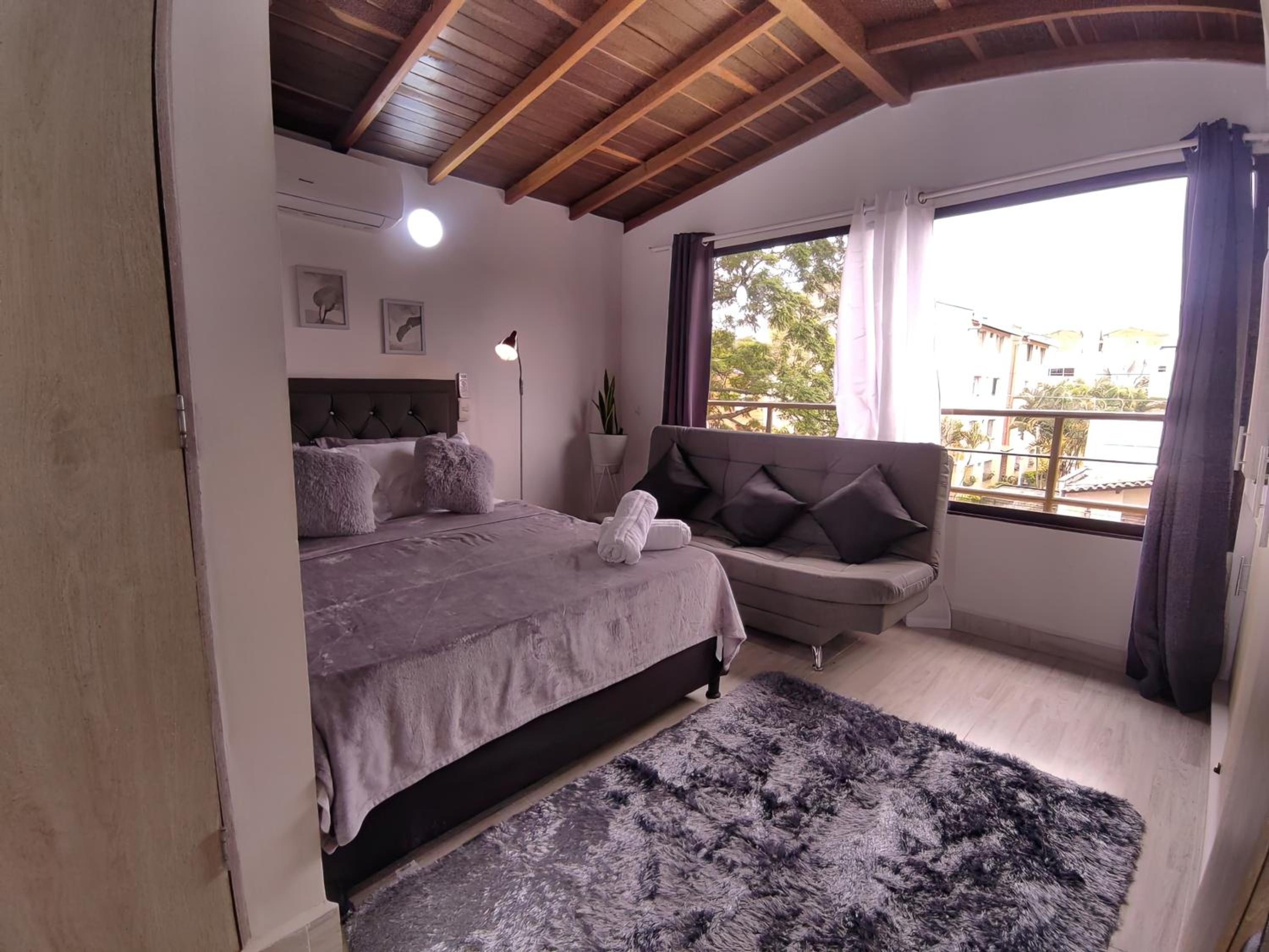 Apartaestudio con Aire Acondicionado, Wifi, TV
