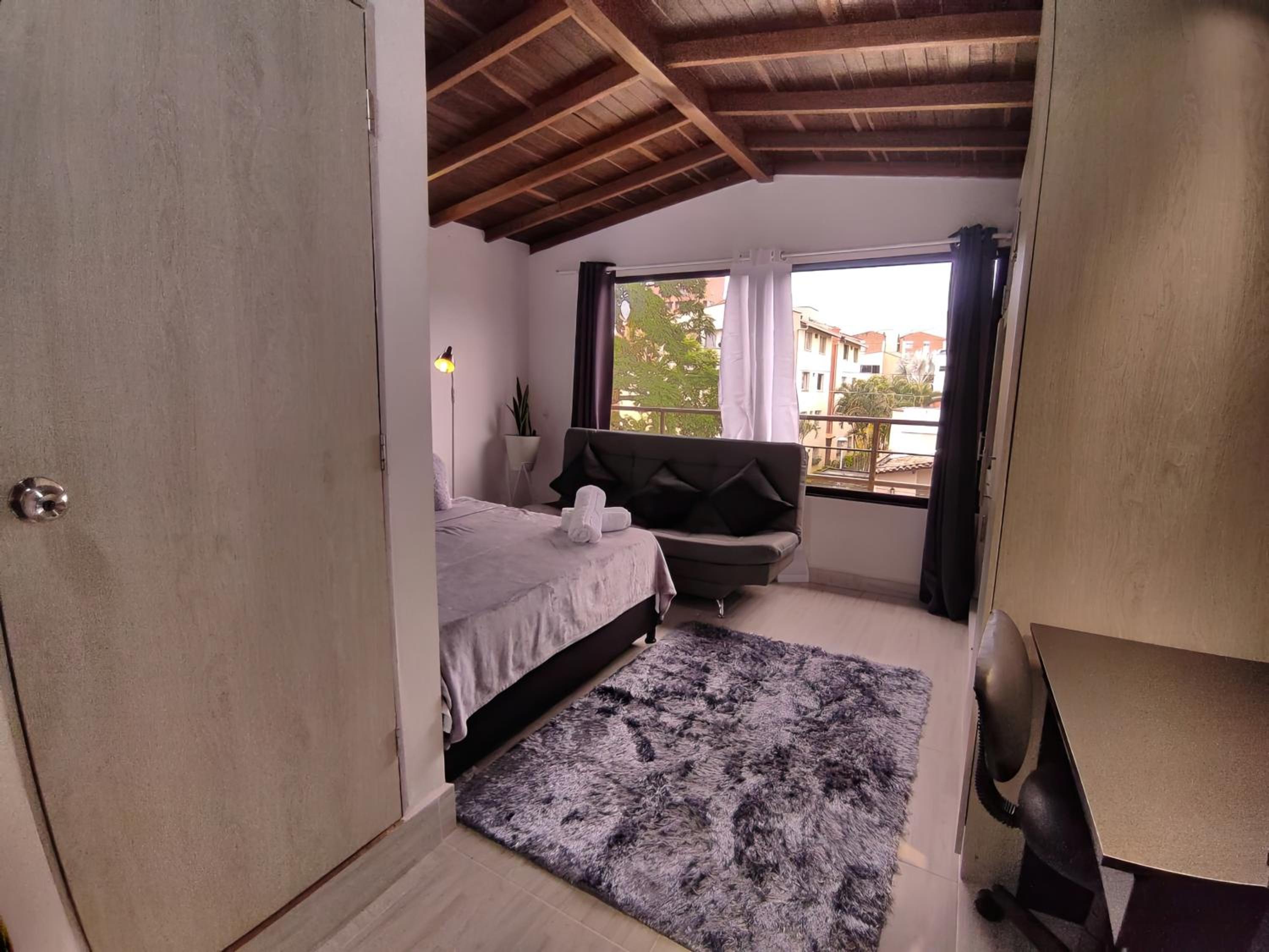 Apartaestudio con Aire Acondicionado, Wifi, TV