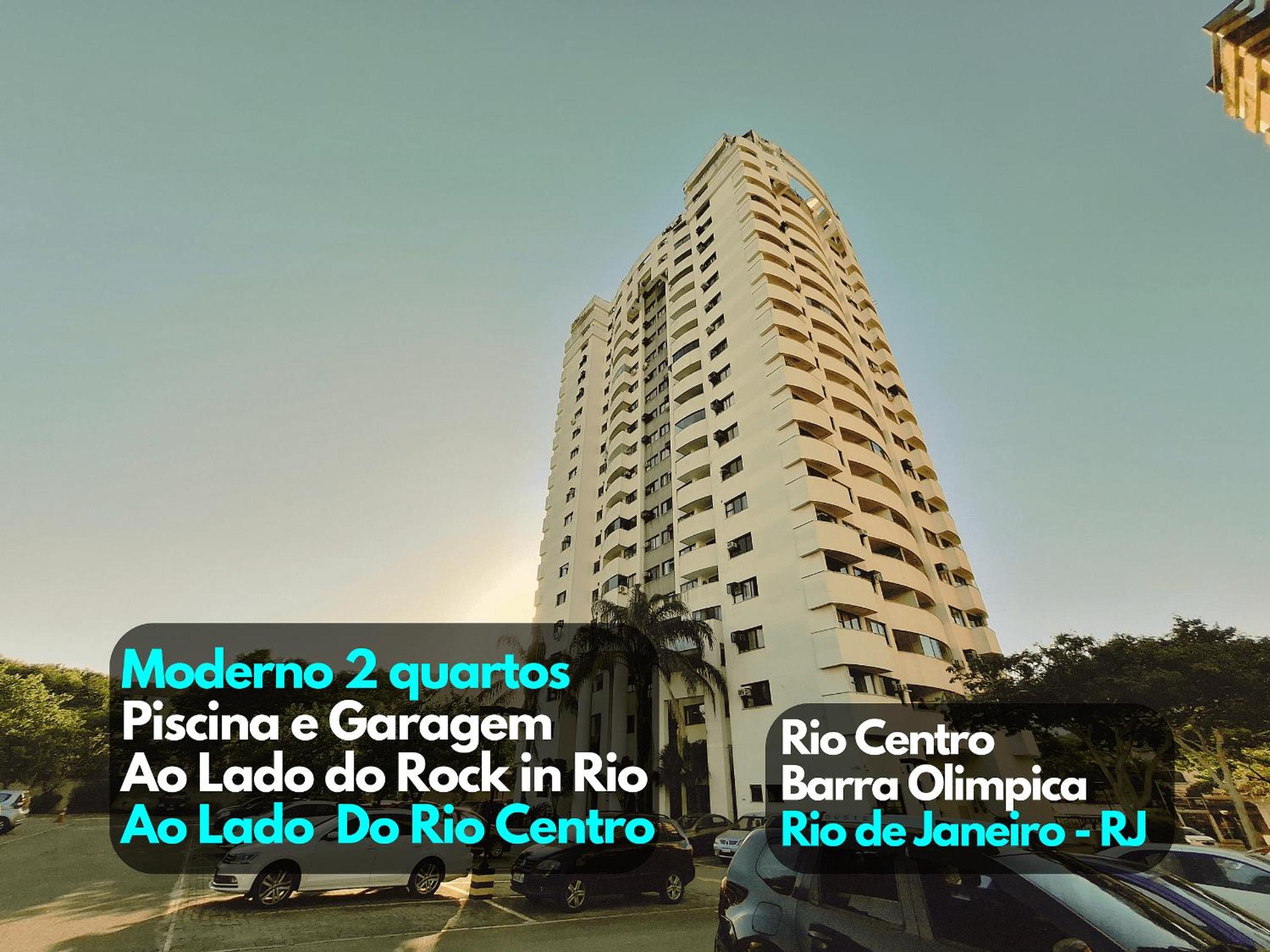 Lindo 2 QTS Rio Centro Barra Olimpica 5m Praia