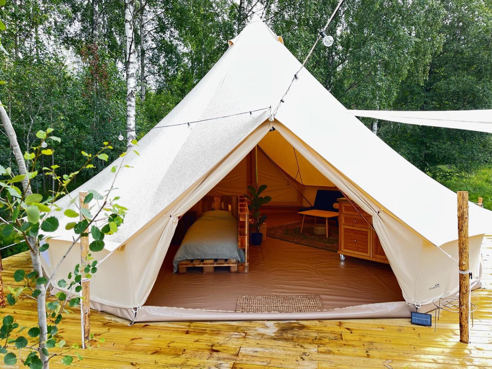 Slow Life Sweden - Family Glamping Tent Hassel