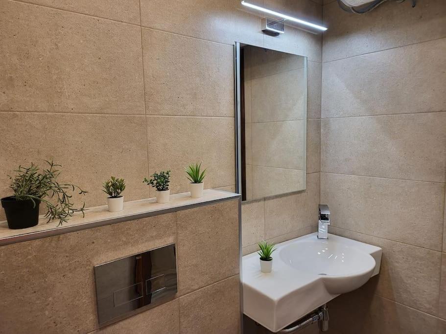 Stylish apartment near City, entire flat, 1 bedroom, 1 large bed in living room