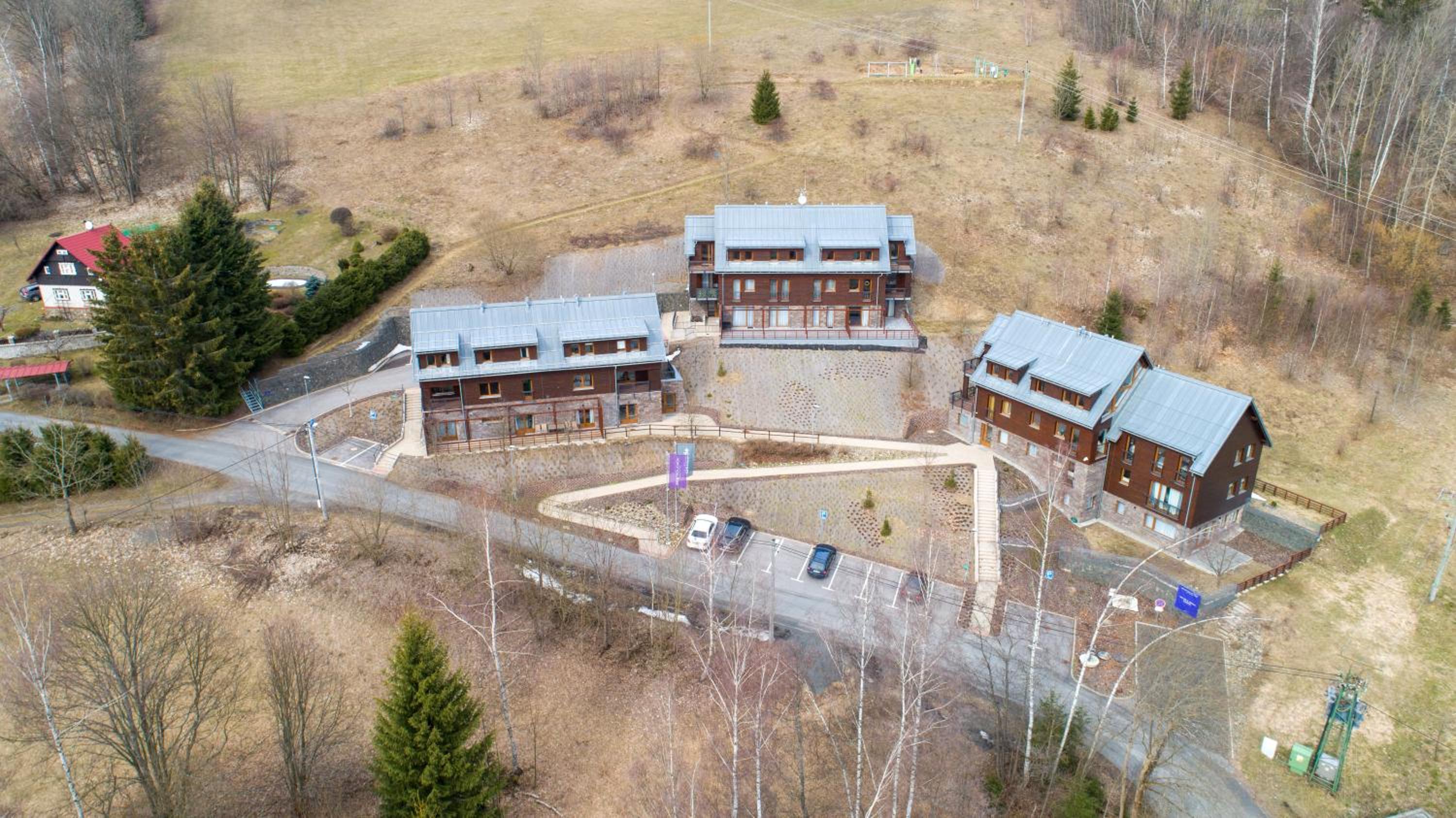 Apartmán Andrasa v Krkonoších se saunou a terasou