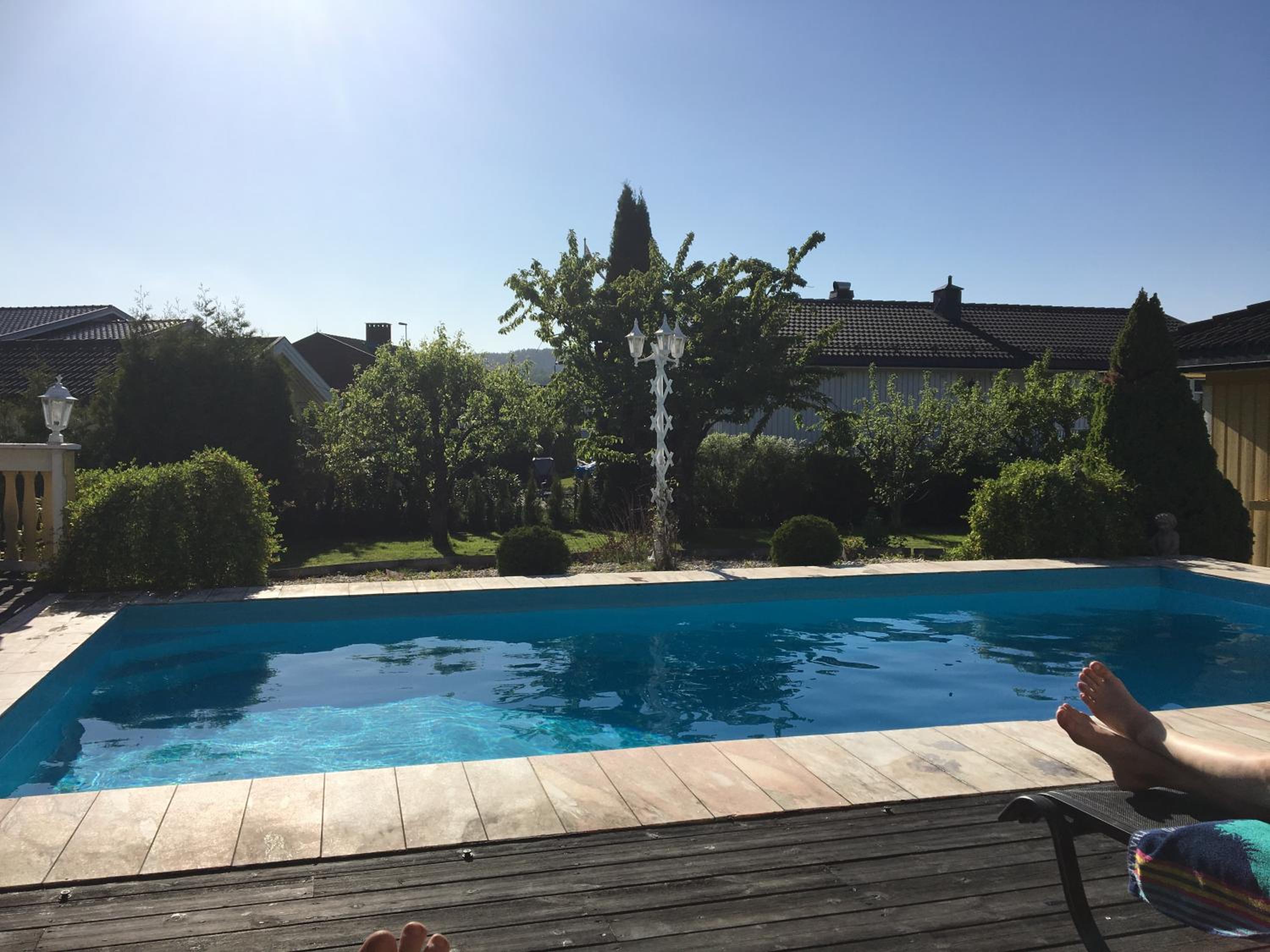 Pool & Sauna Retreat - Private Studio Apartment Porsgrunn