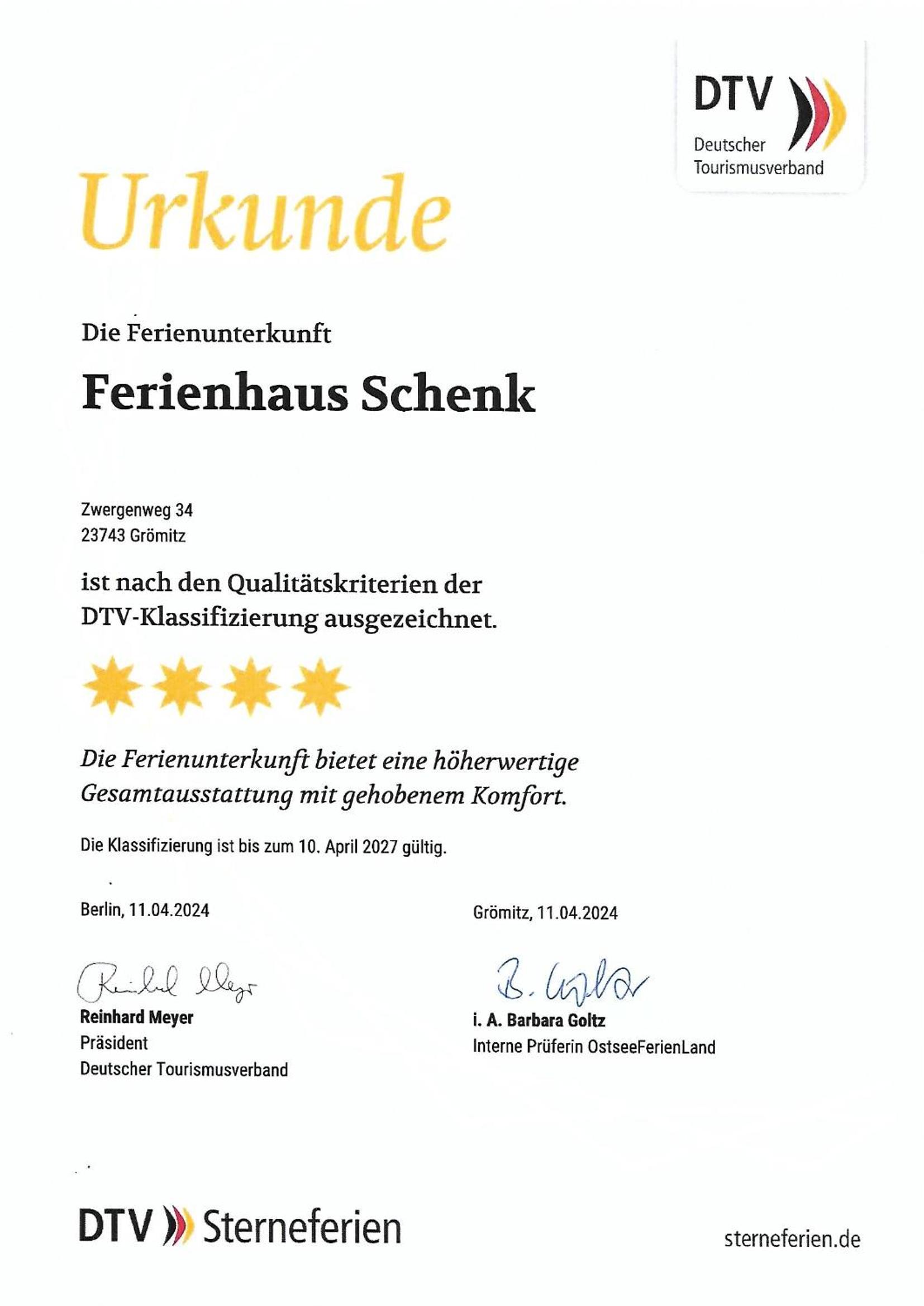 Ostseeoase Ferienhaus Schenk
