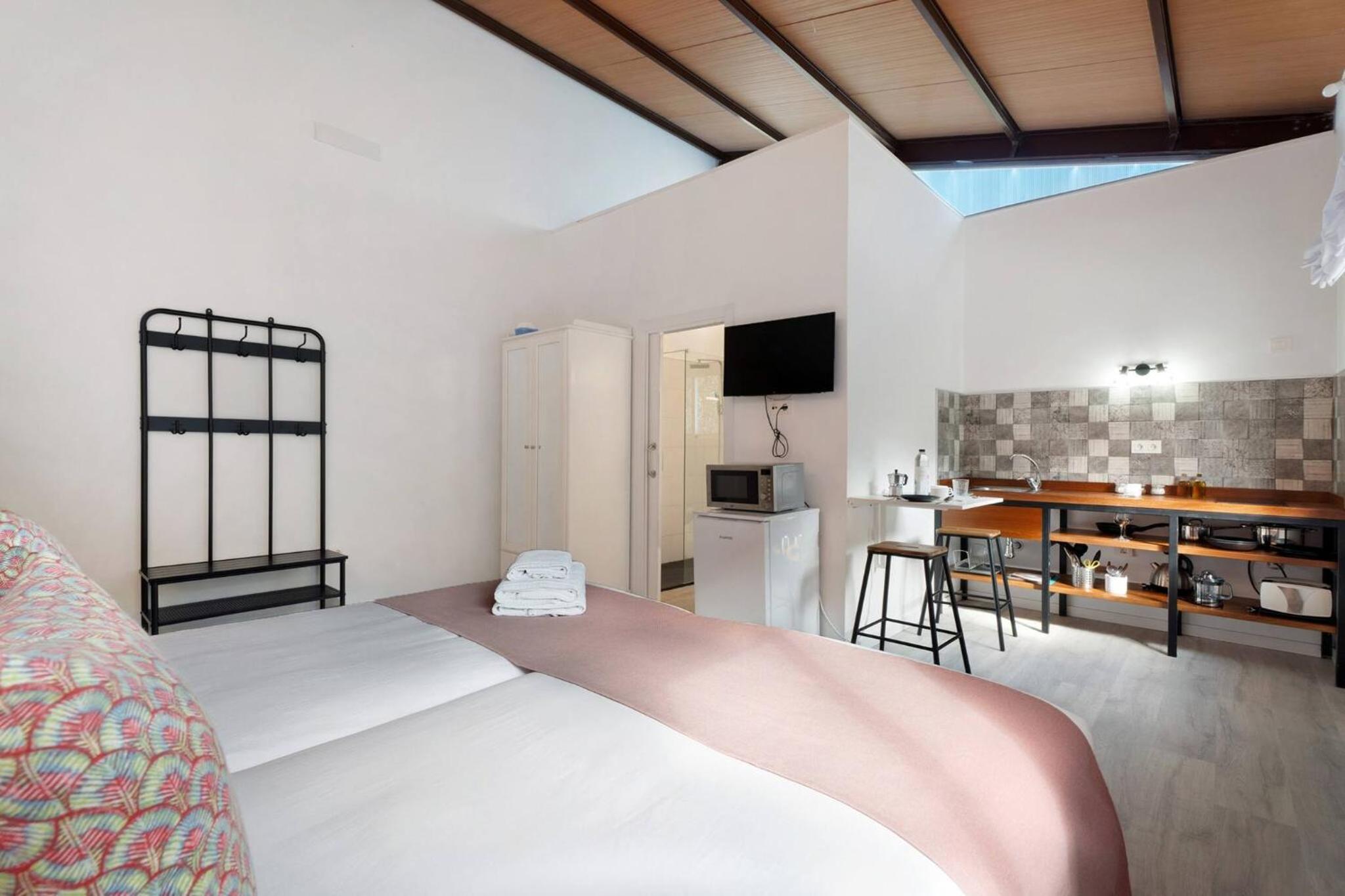 Comfort apartment Casa Lomo El Aire Acevino with outdoor pool