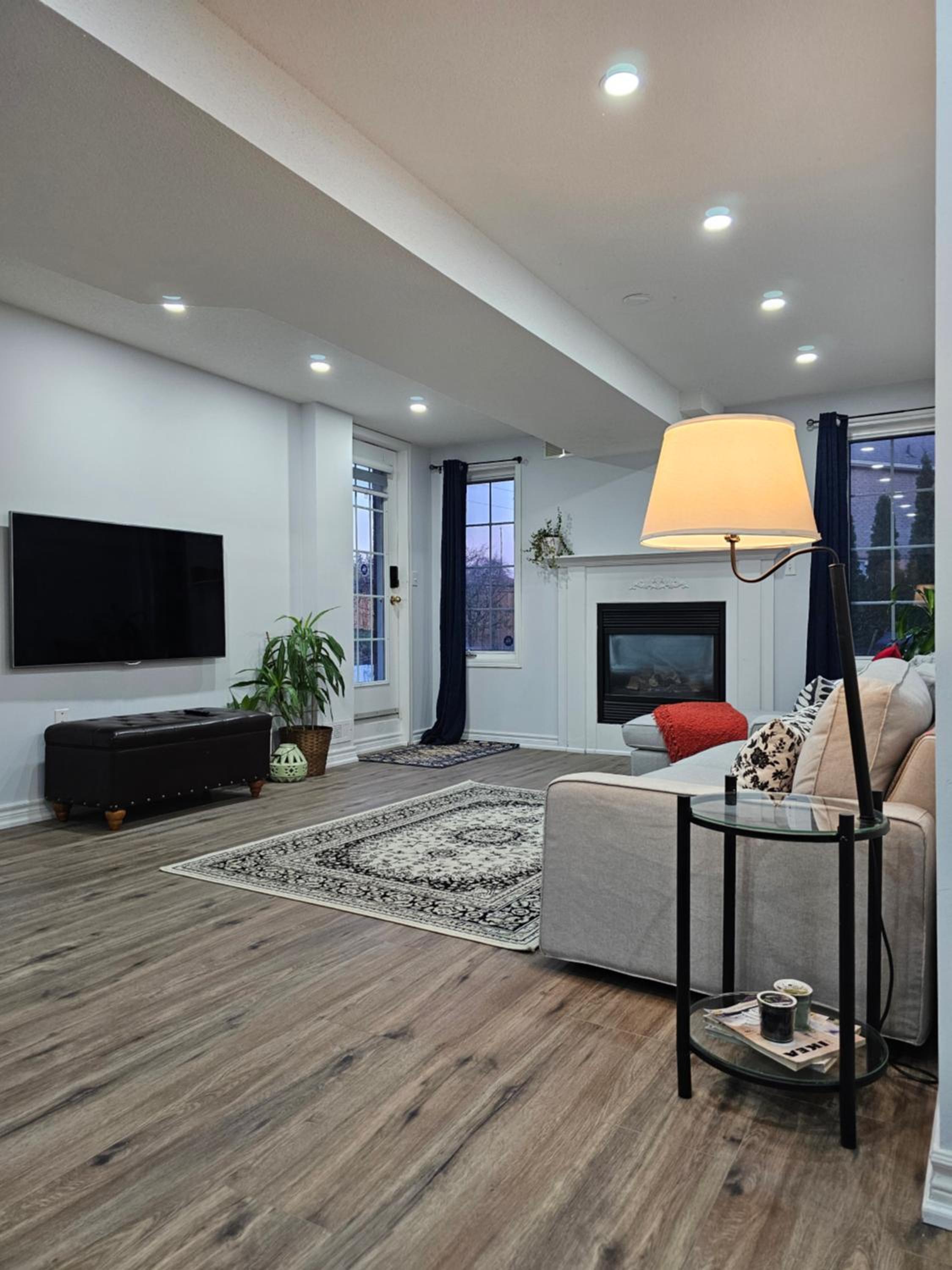 Poolside entire lower level apt