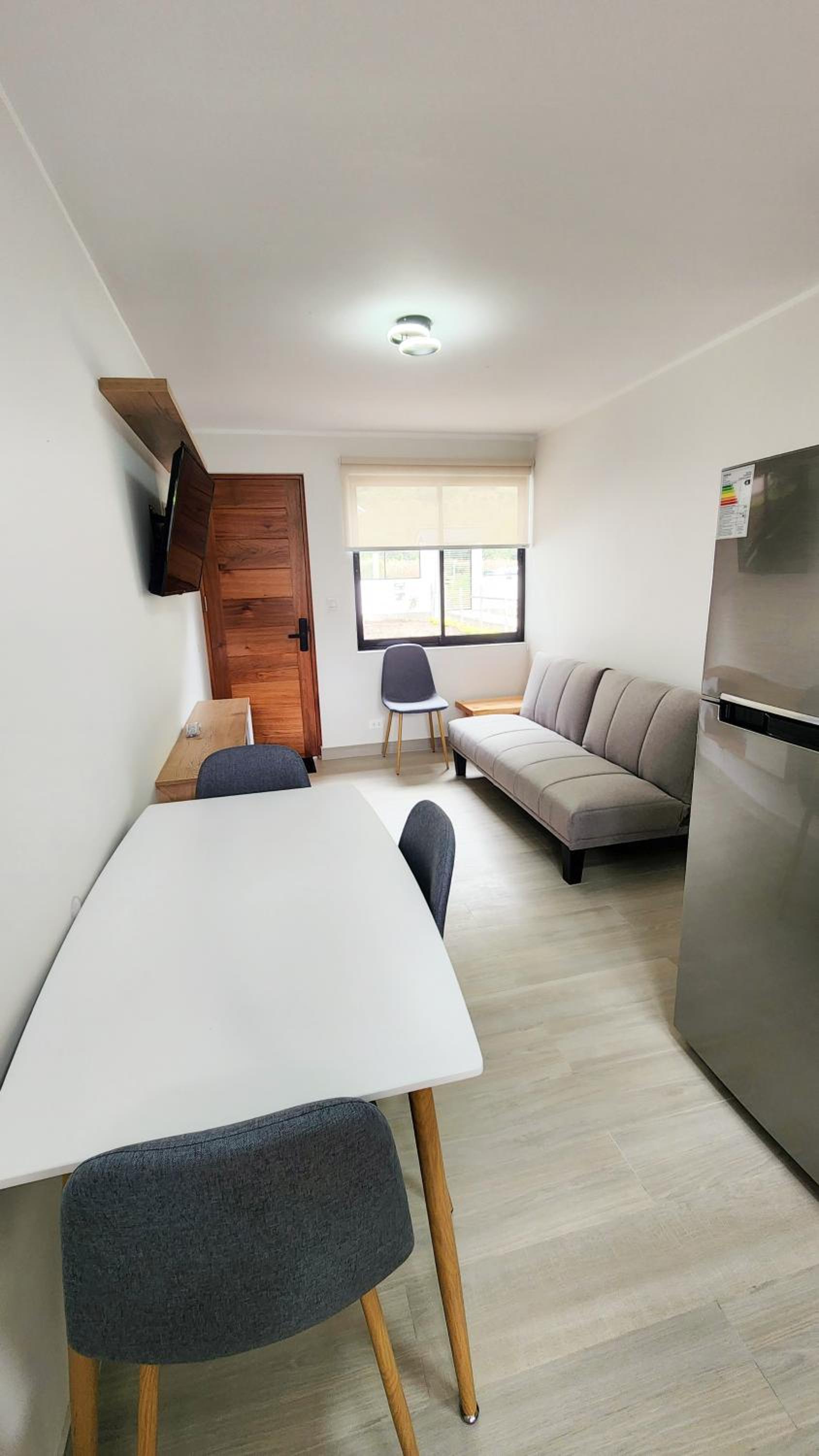 HAWER apartments Oxapampa, vista al valle con cocina