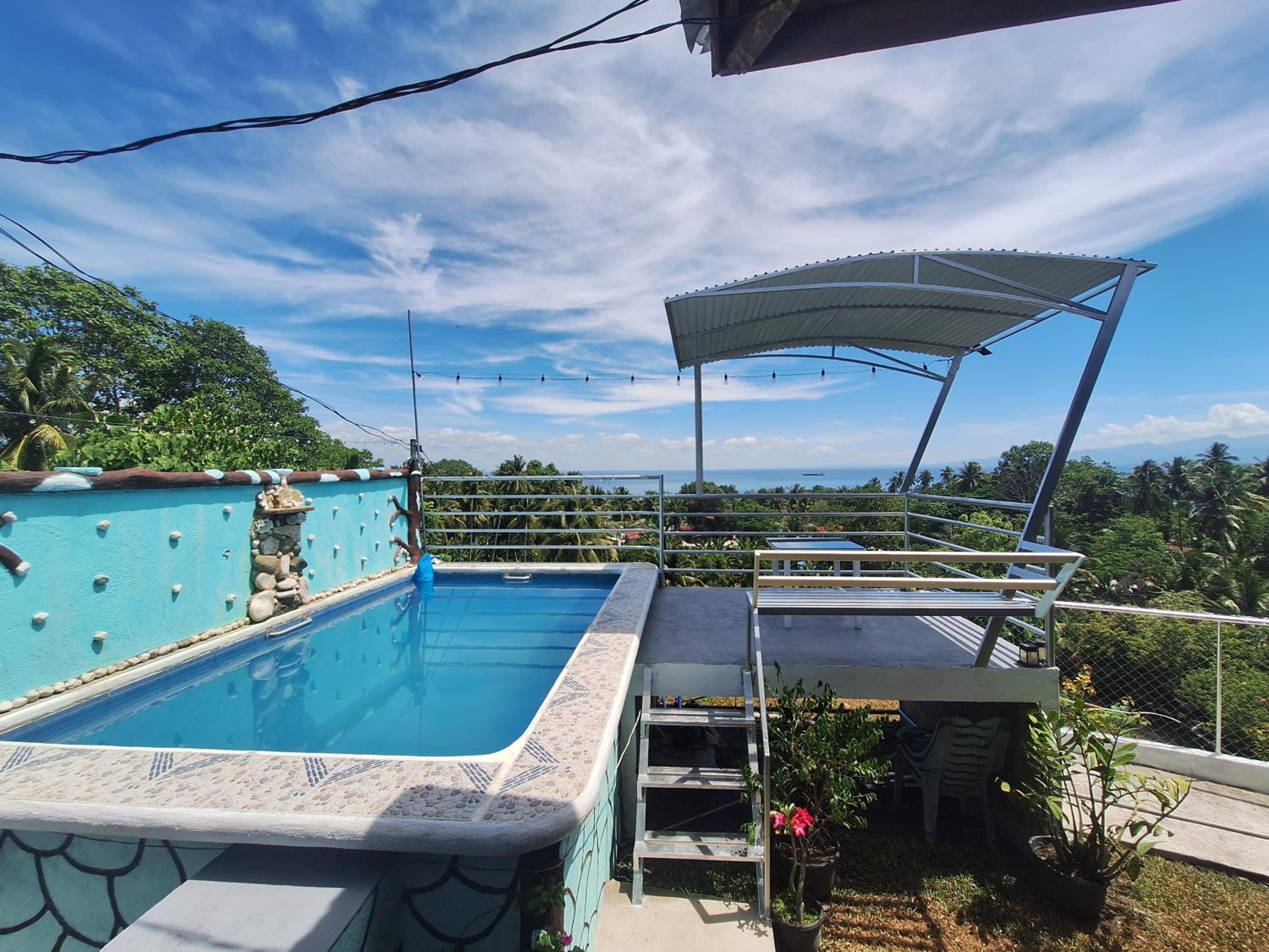 Island samal overlooking view house with swimming pools view 4