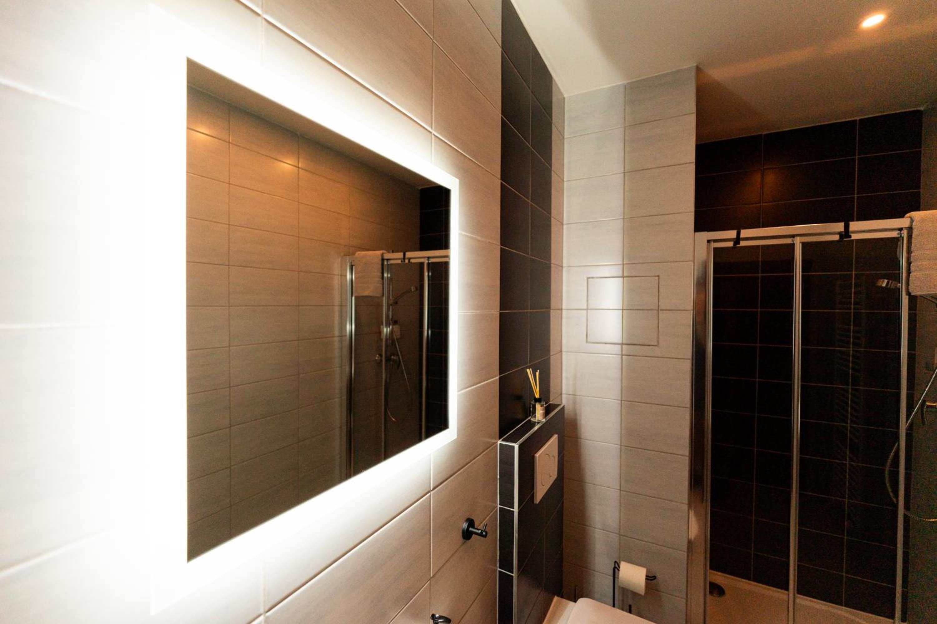 Apartmán v centru Železné Rudy se zahrádkou