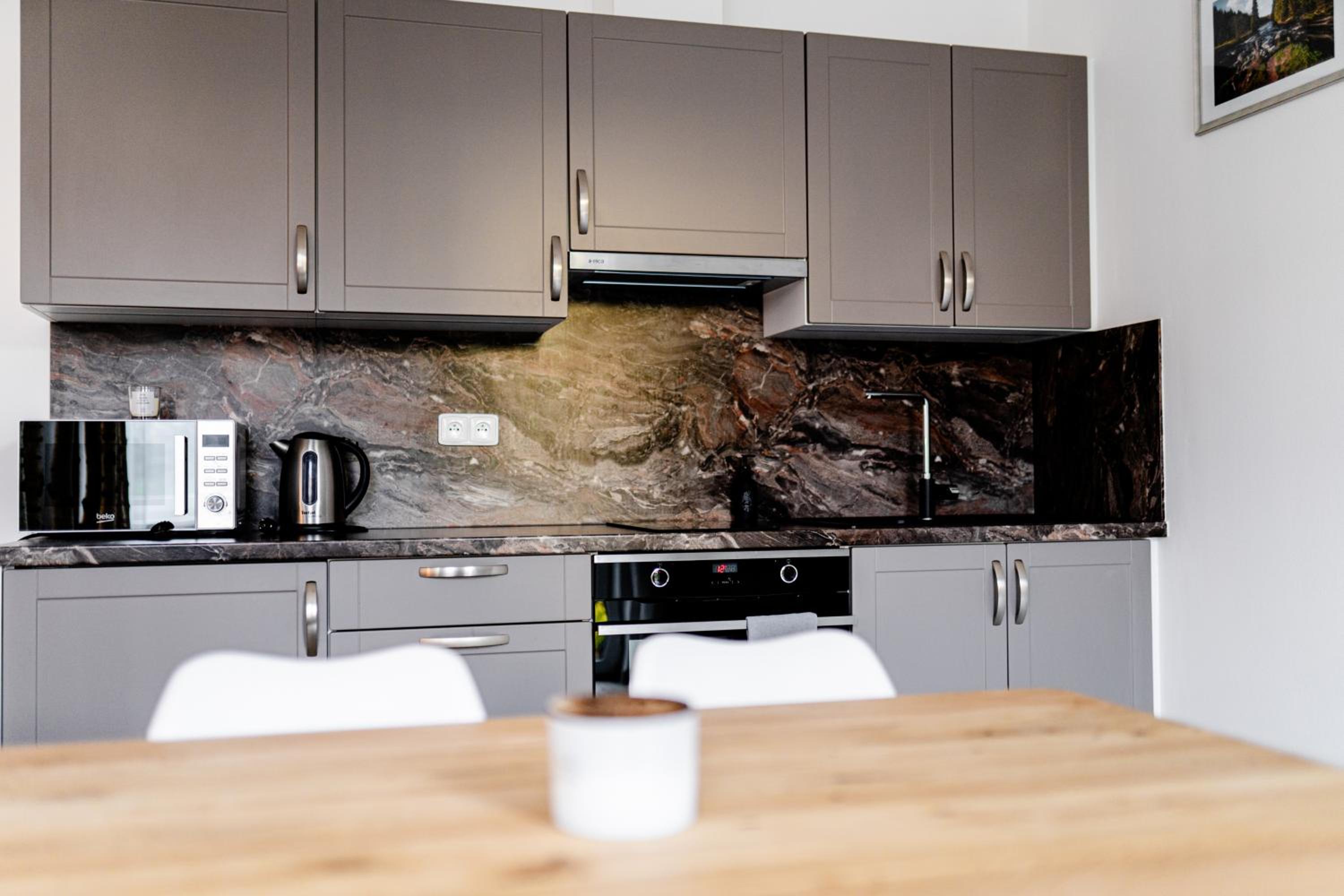 Apartmán v centru Železné Rudy se zahrádkou