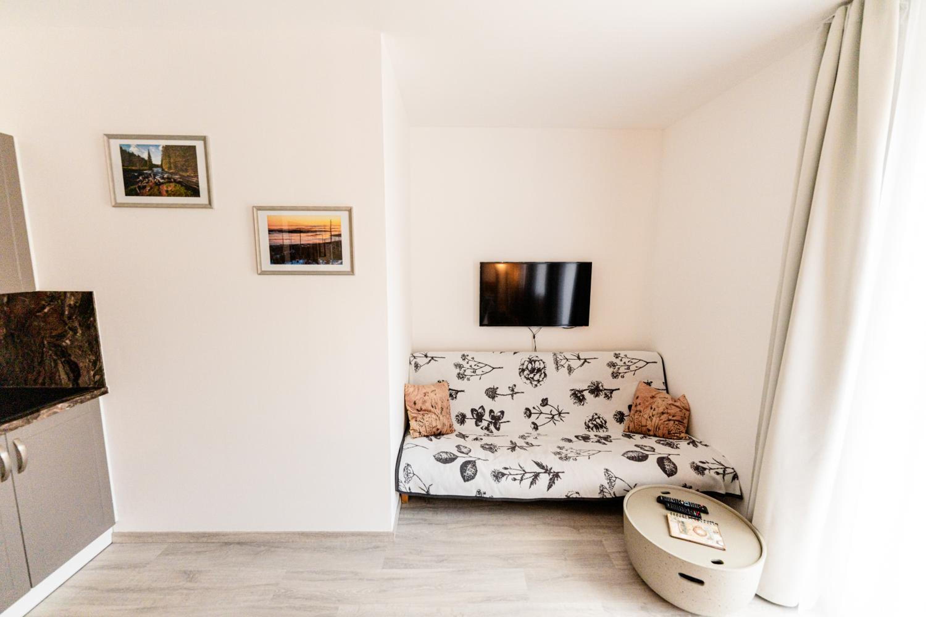 Apartmán v centru Železné Rudy se zahrádkou