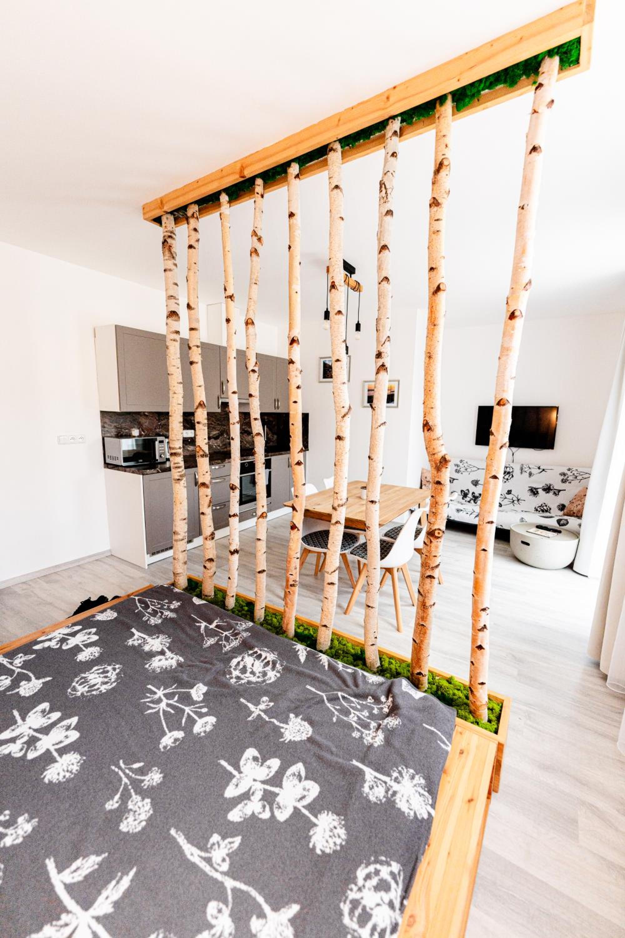 Apartmán v centru Železné Rudy se zahrádkou