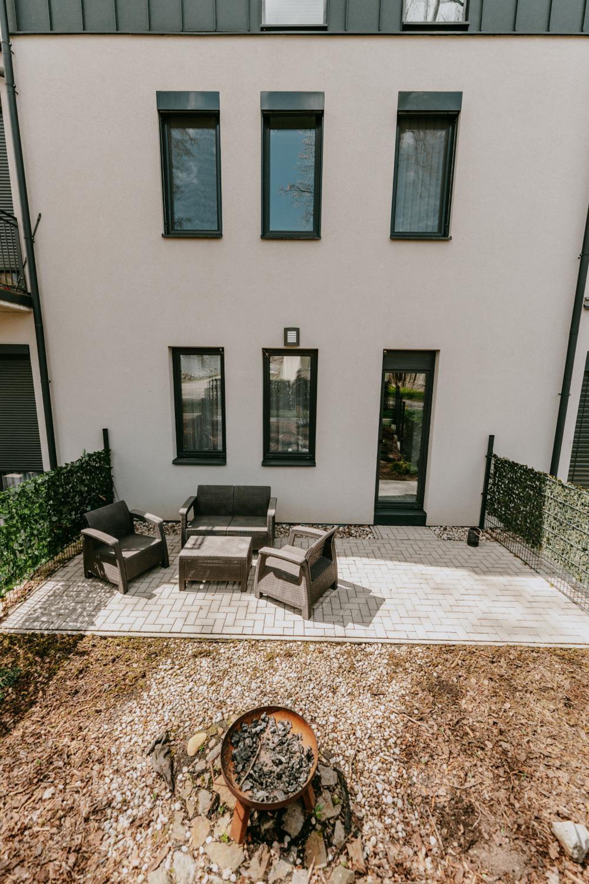 Apartmán v centru Železné Rudy se zahrádkou