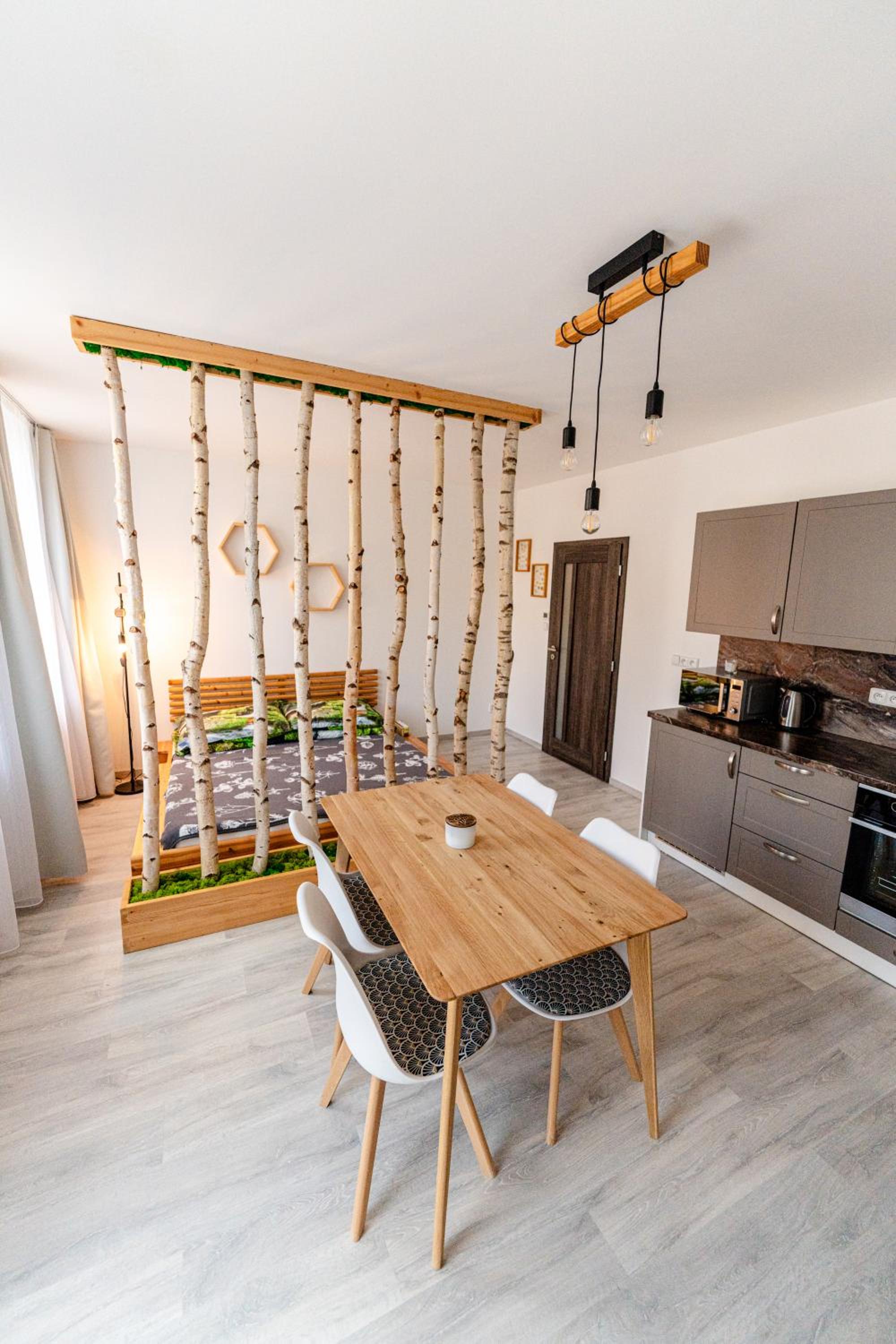 Apartmán v centru Železné Rudy se zahrádkou