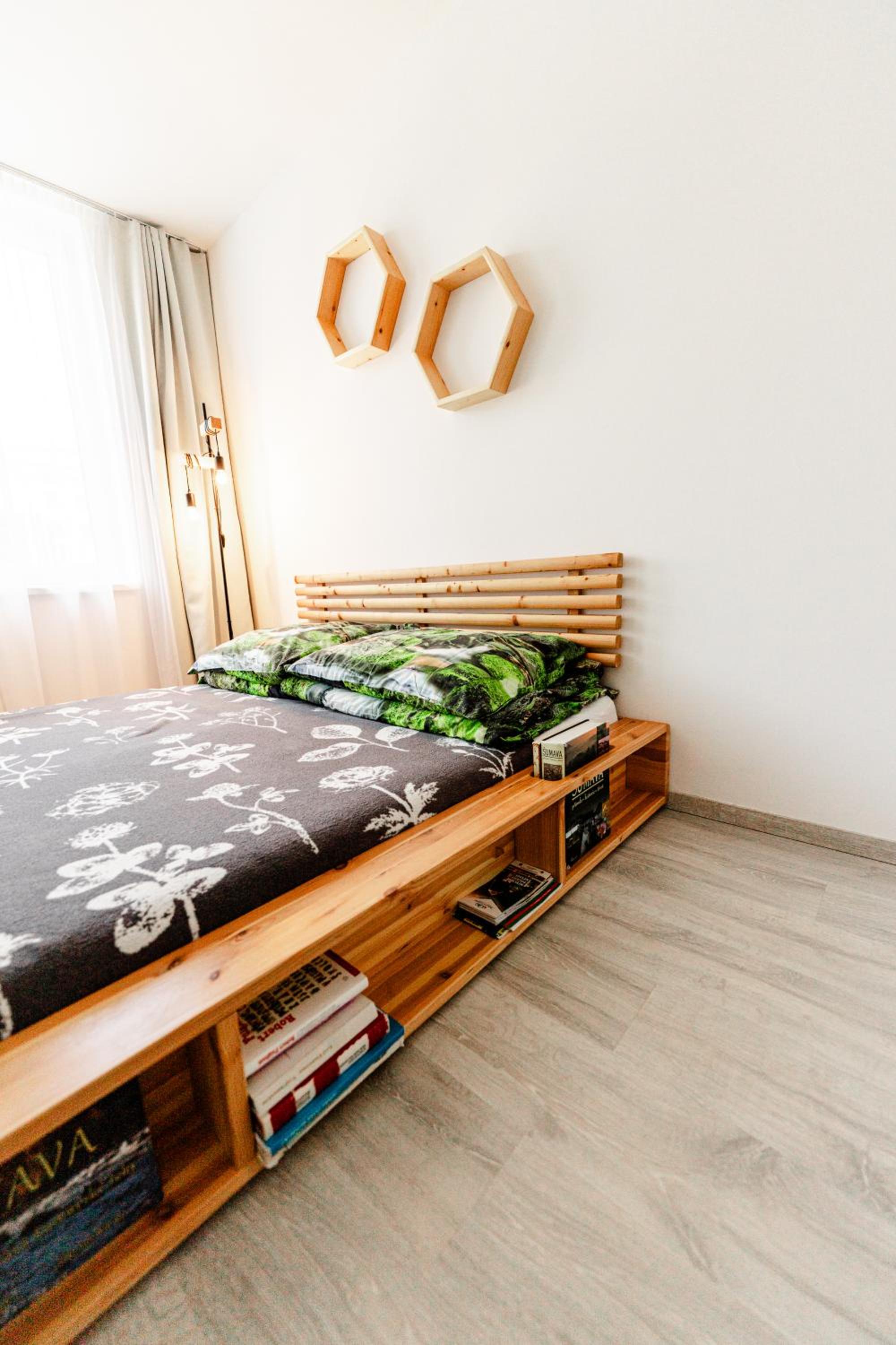 Apartmán v centru Železné Rudy se zahrádkou