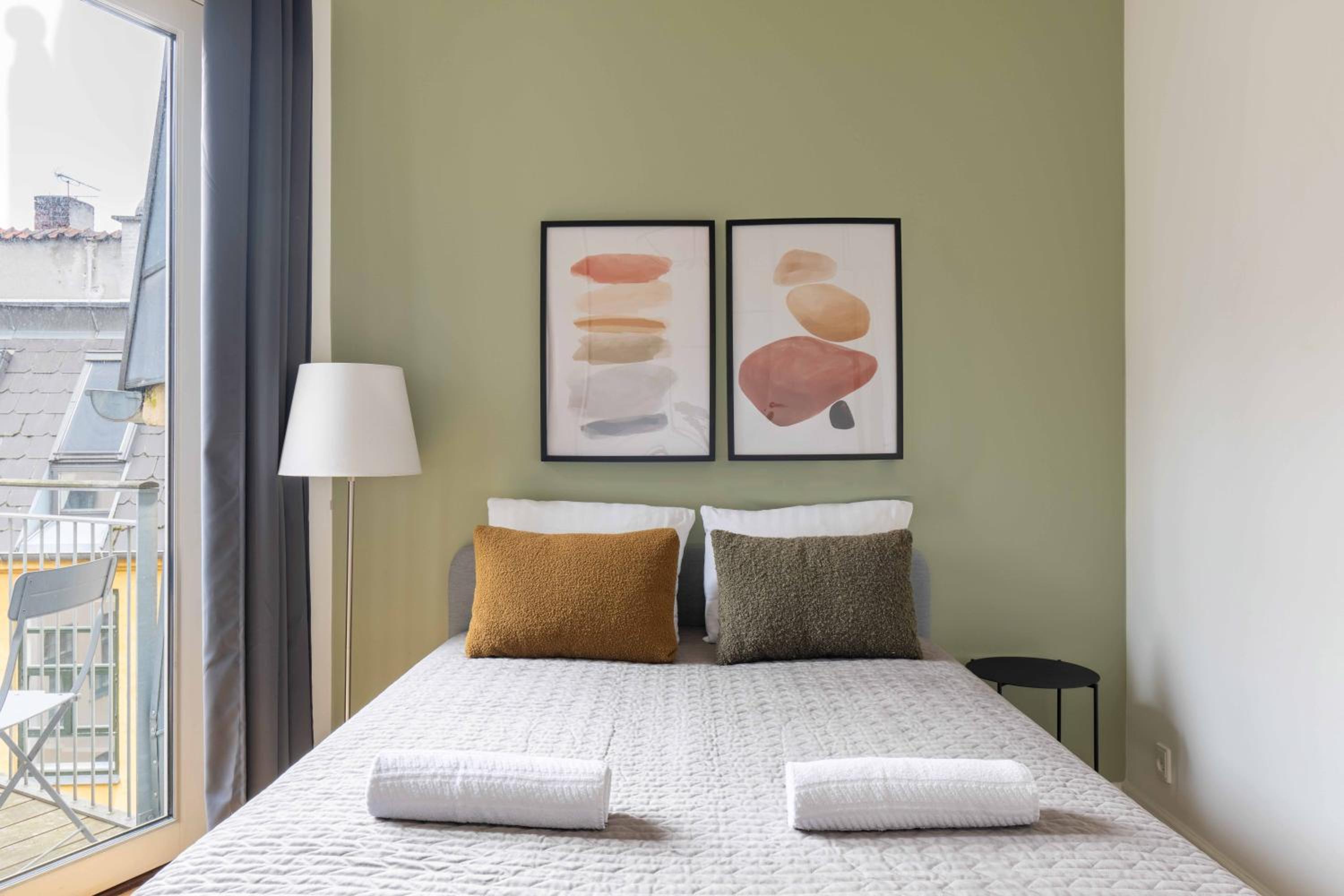 Apartment with Private Balcony in central Copenhagen City