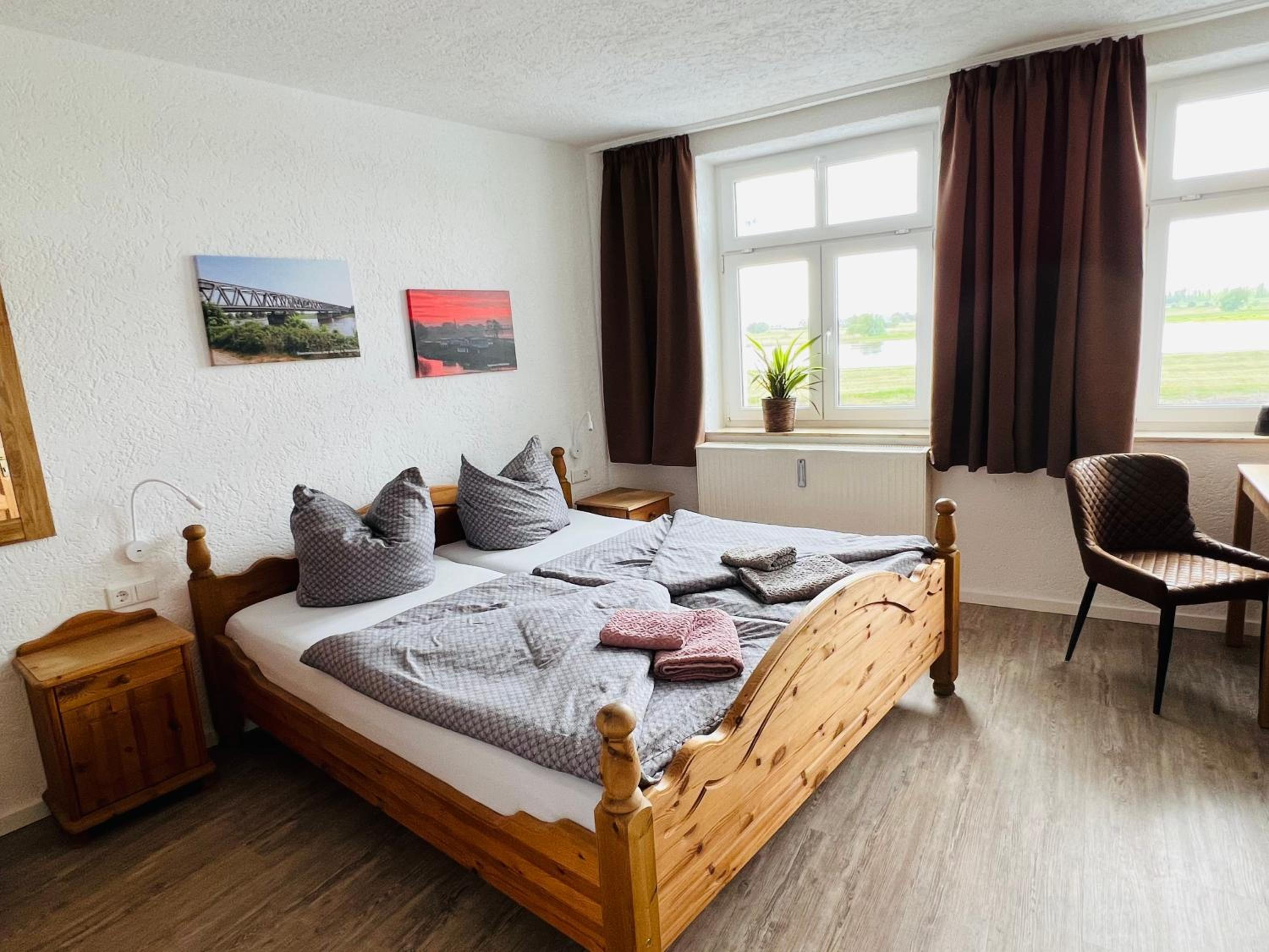 Pension zum goldenen Anker direkt an der Elbe