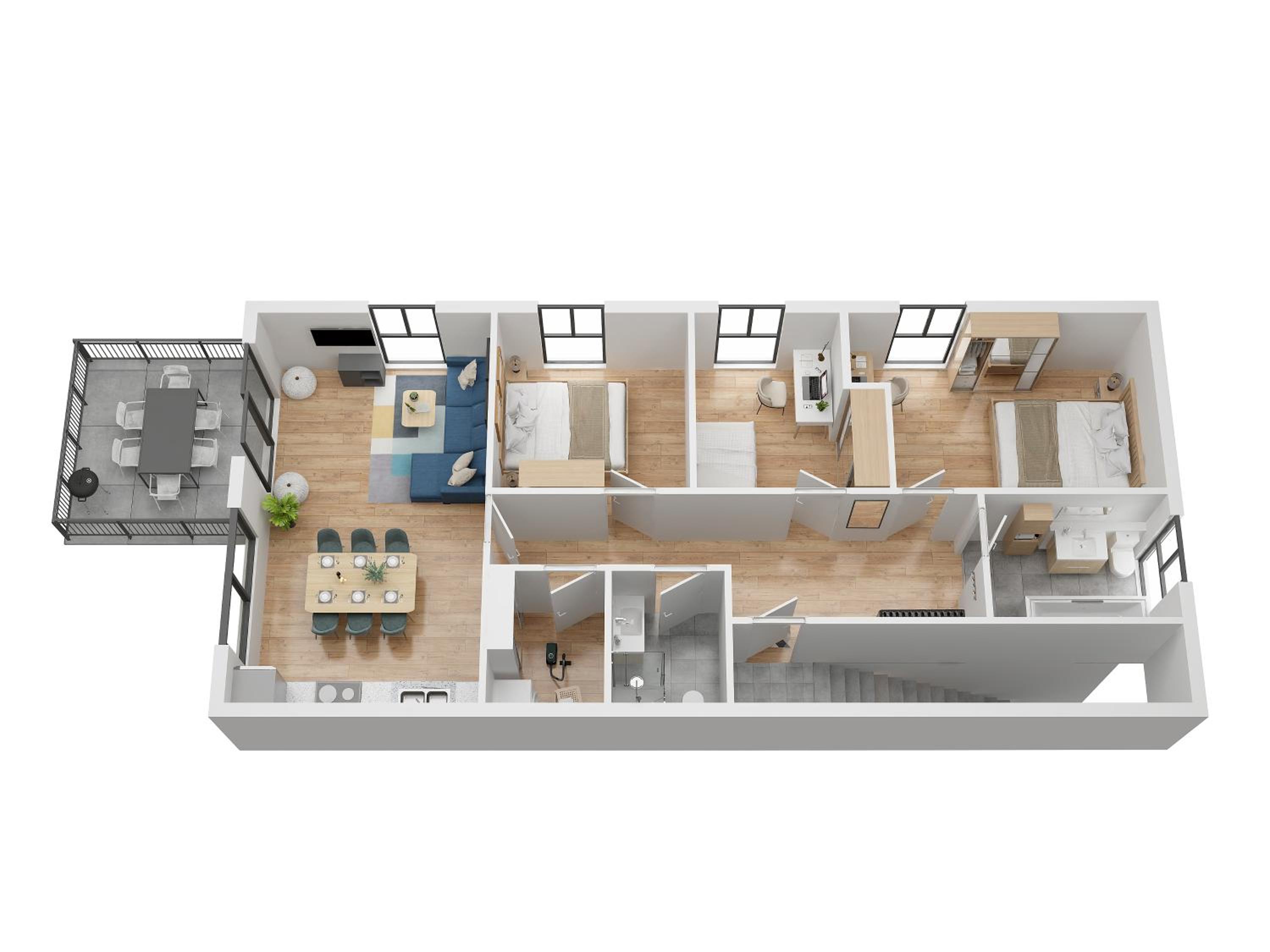 Moderne & Familienfreundliche Ferienwohnung am Goitzschesee