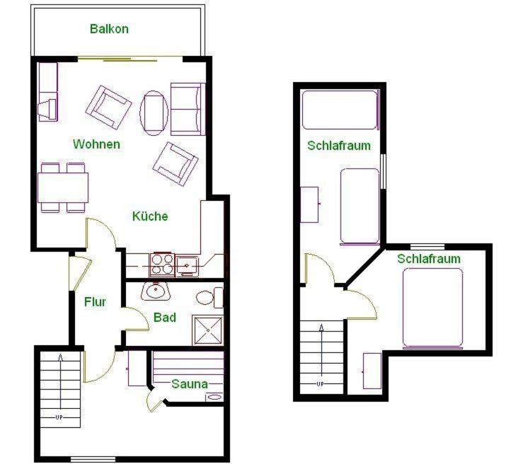 3-Zimmer-Fewo-mit-Sauna-Ferienwohnung-MM5 view 2