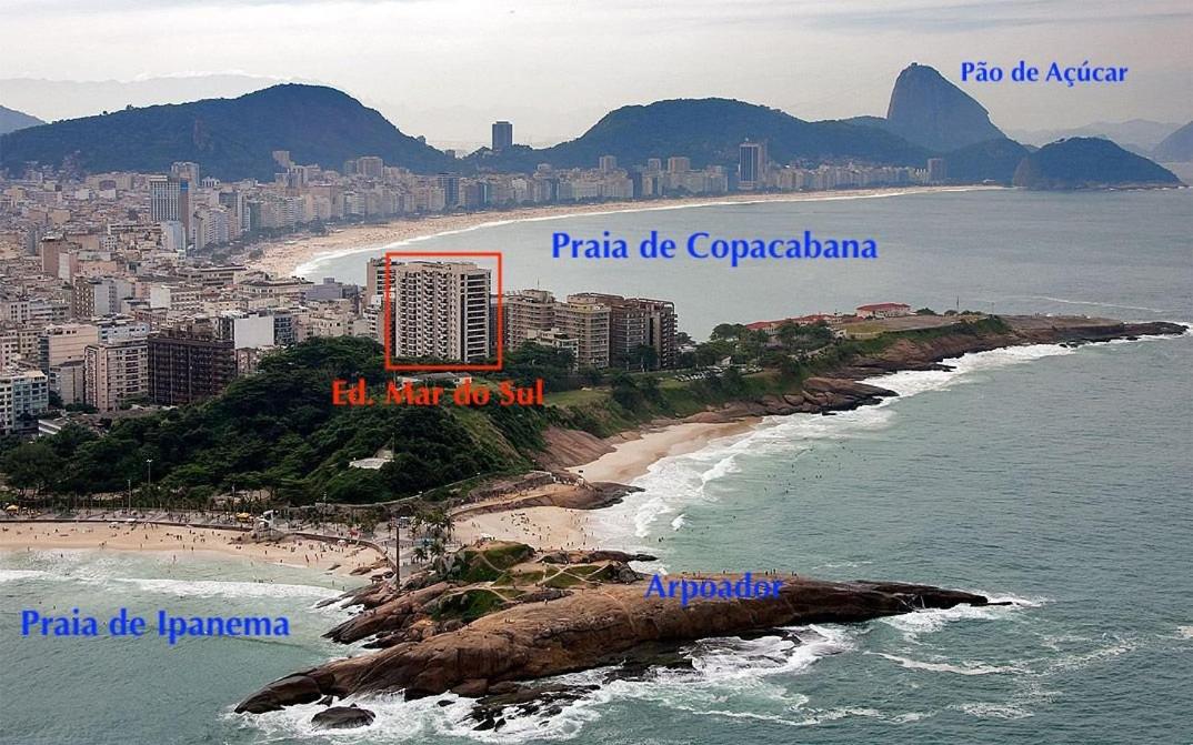 MS145. Excelente apartamento em andar alto no Arpoador!