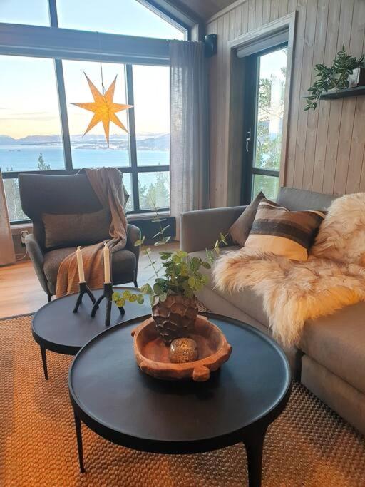 Fjord-Holiday-Lodge mit atemberaubendem Panorama